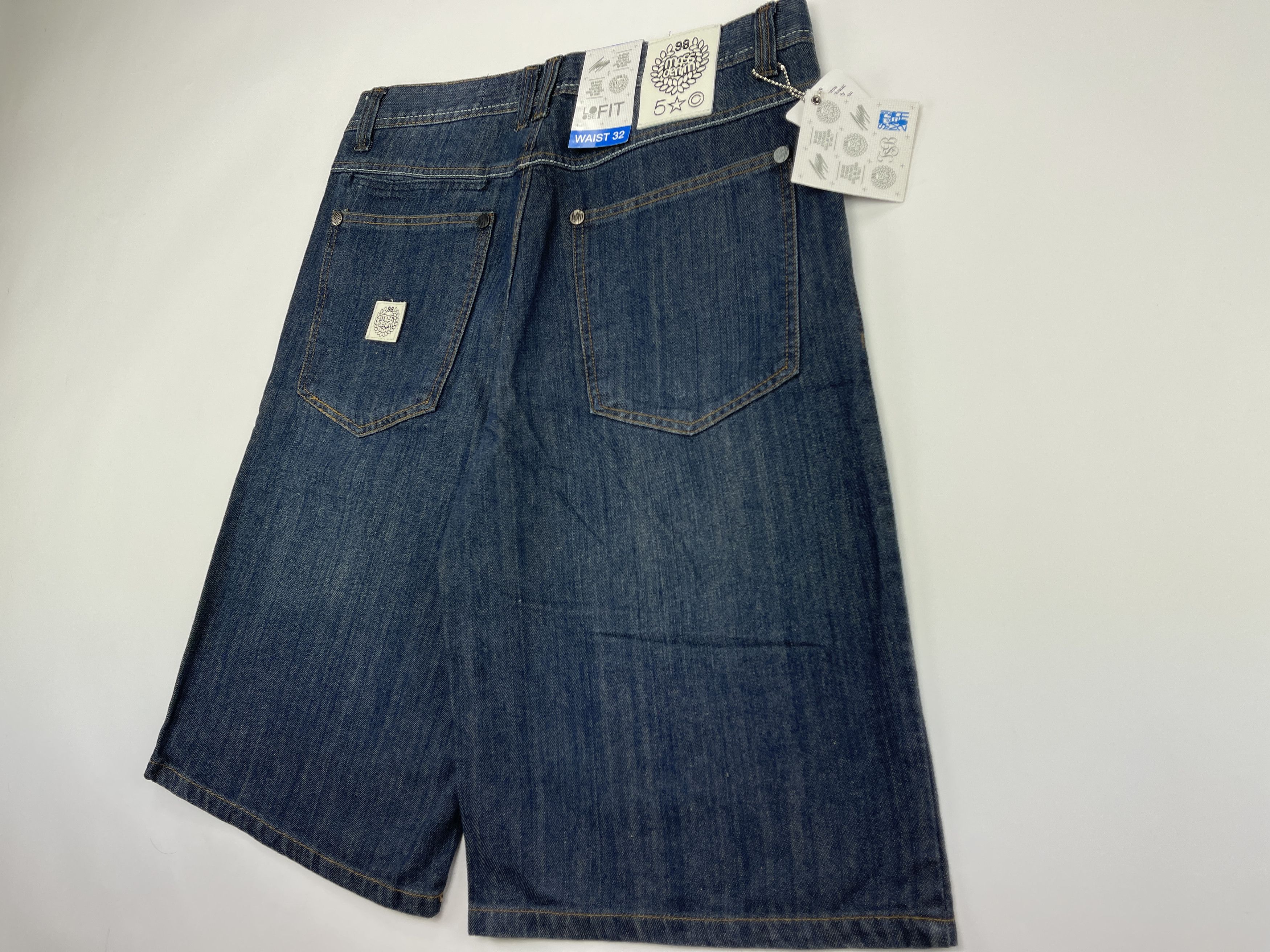 Vintage Mass DNM jeans shorts, vintage hip hop, 90s, skater, size 32 Size US 32 / EU 48 - 4 Thumbnail