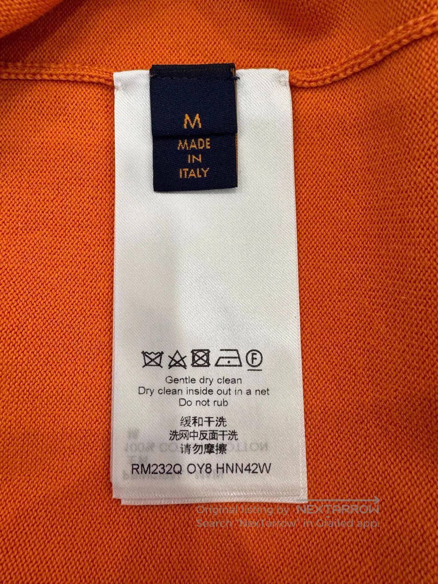 Louis Vuitton Louis Vuitton Orange Embroidered Logo Men's Tee. Size US M / EU 48-50 / 2 - 6 Thumbnail