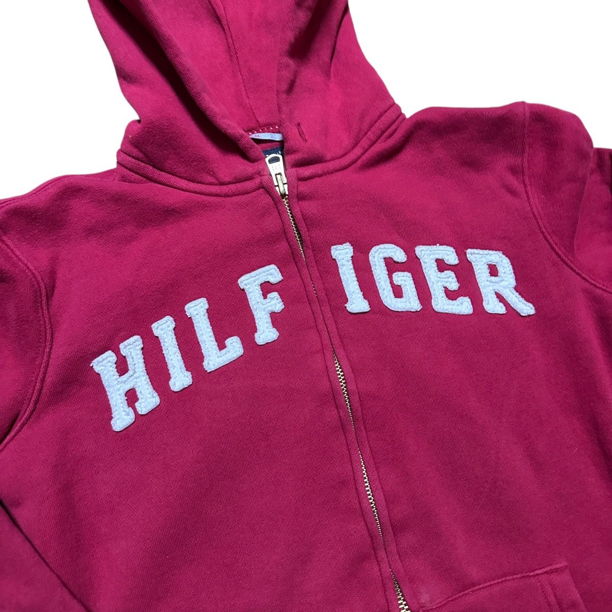 Tommy Hilfiger Women’s Y2K Tommy Hilfiger Pink Spellout Hoodie Size XS / US 0-2 / IT 36-38 - 2 Thumbnail