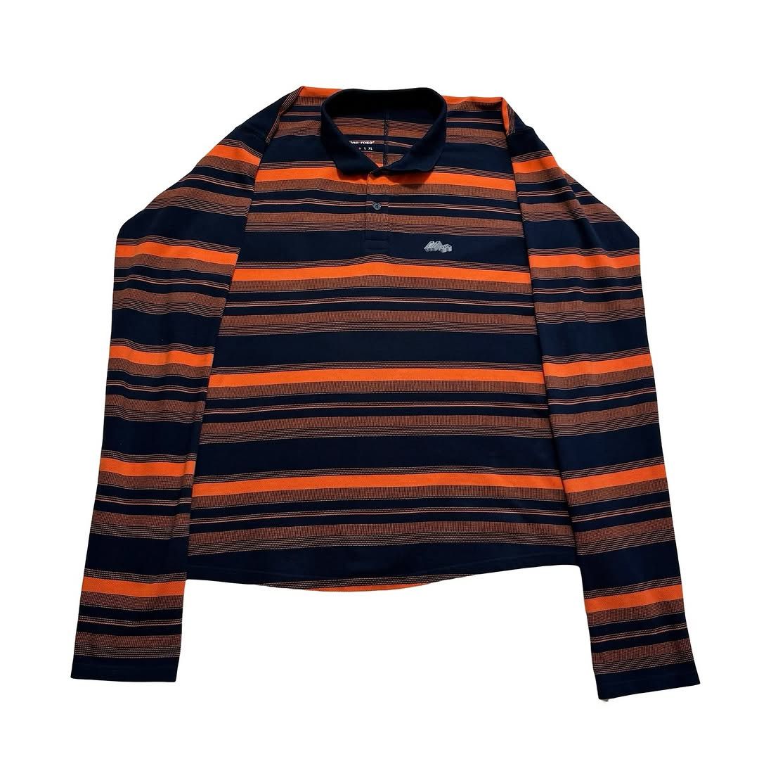 Martine Rose Martine Rose SS24 Longsleeve Polo Shirt in Orange Size US M / EU 48-50 / 2 - 1 Thumbnail