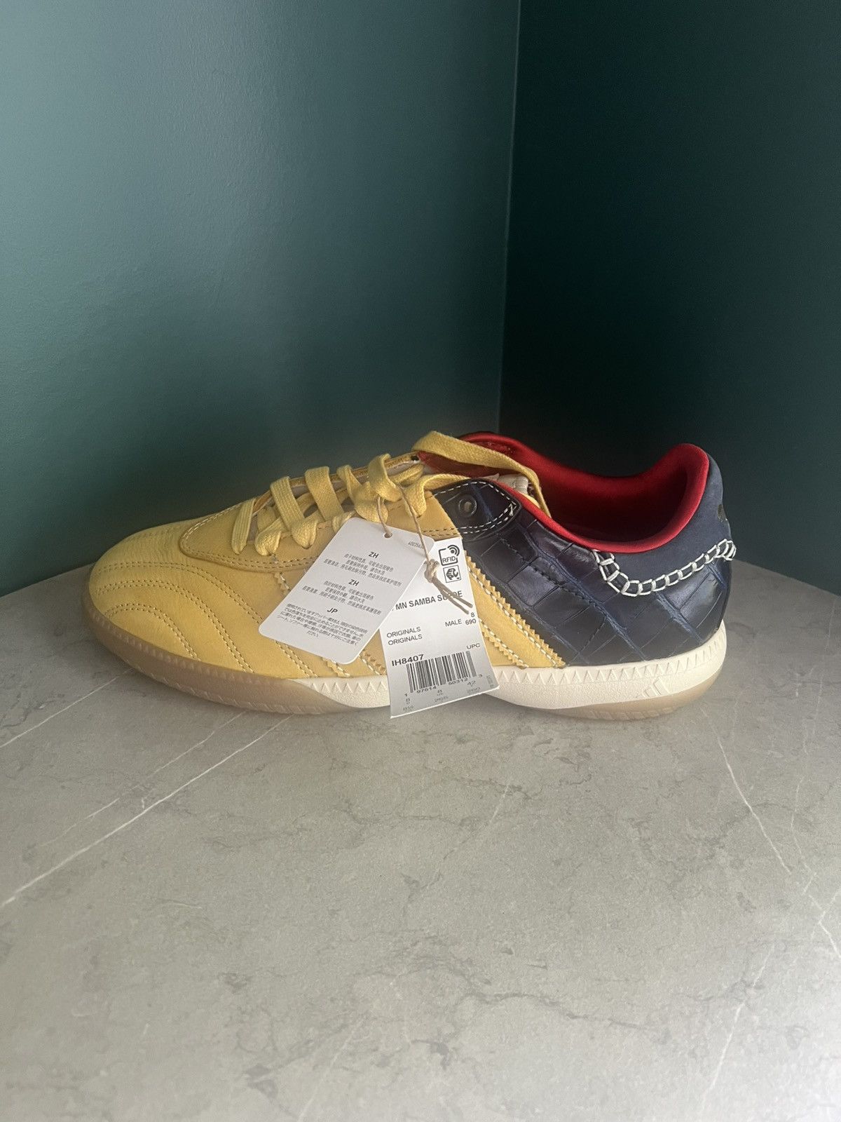 Adidas × Wales Bonner ADIDAS WALES BONNER X SAMBA MILLENNIUM 'FADE GOLD Size US 8.5 / EU 41-42 - 3 Thumbnail