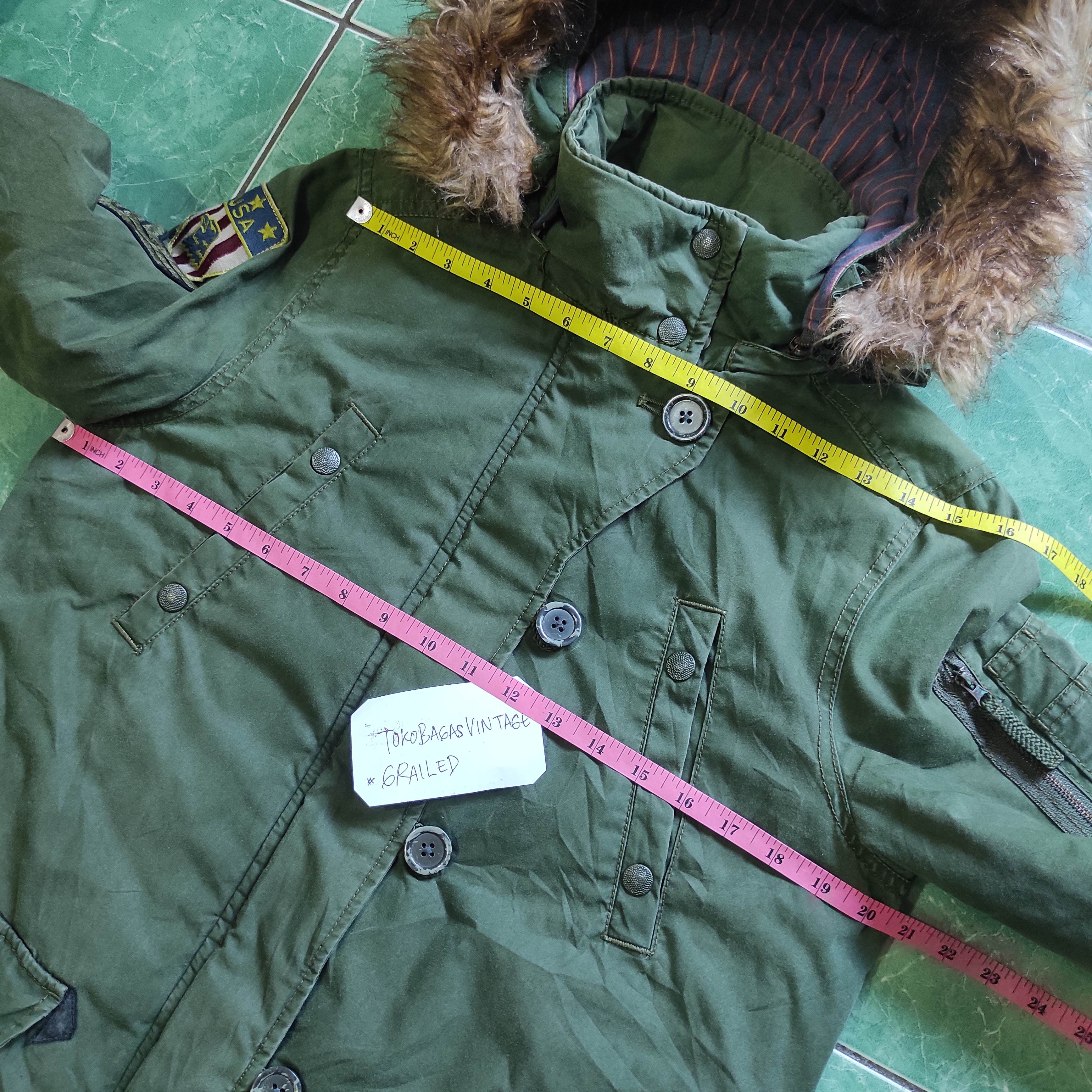 Levi's Vintage Clothing Vintage Levis US Military Parka Fur Hoodie Jacket Size US S / EU 44-46 / 1 - 21 Thumbnail