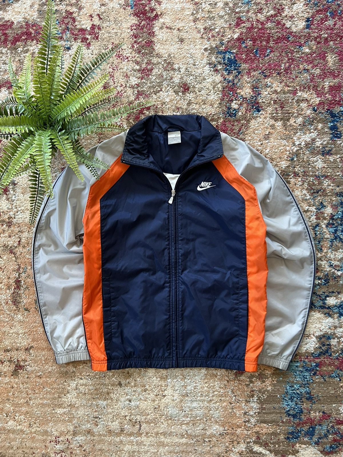 🛰️ 90’s NIKE TRACK RETRO SWOOSH LOGO JACKET Y2K