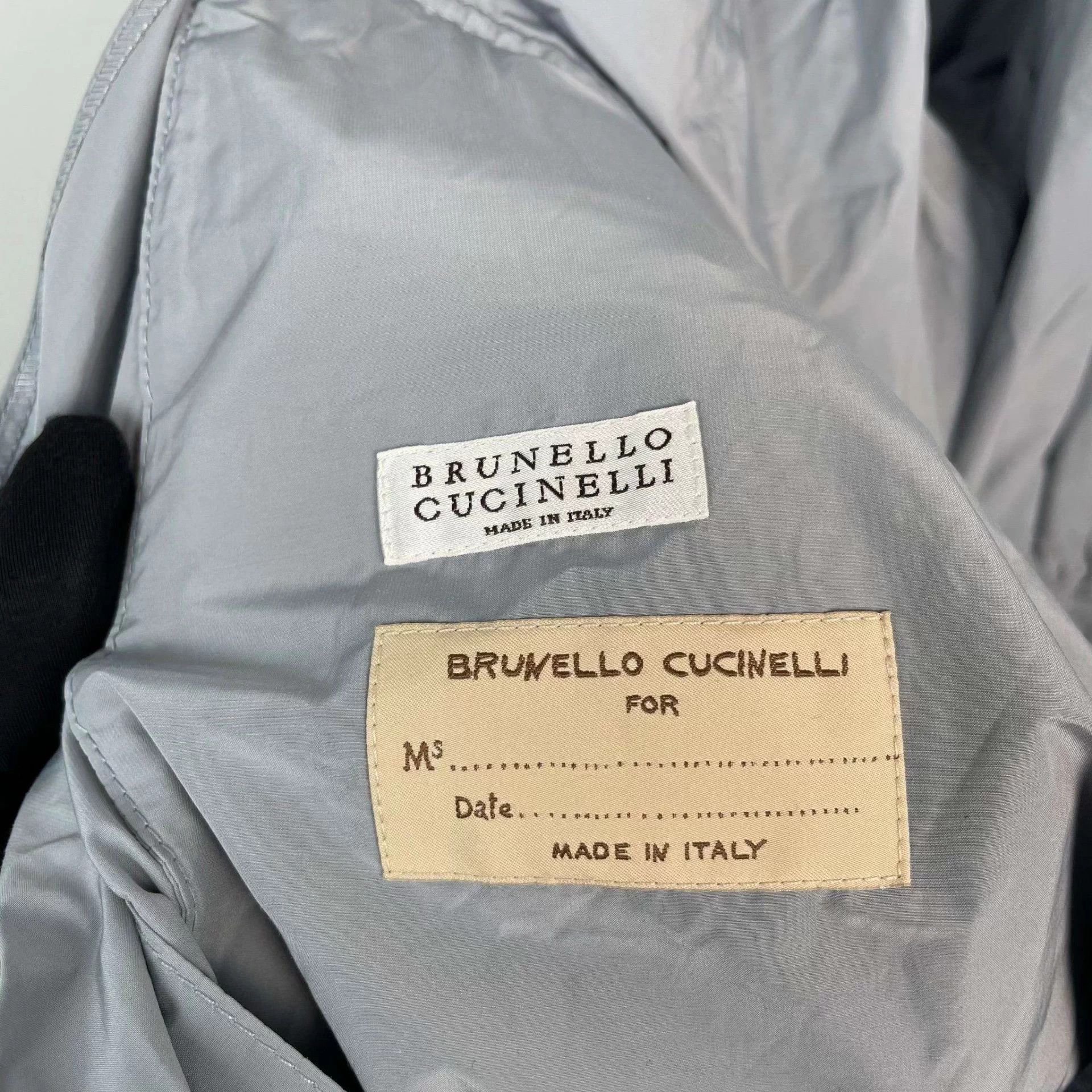 Brunello Cucinelli BC blue shell jacket Size US S / EU 44-46 / 1 - 5 Thumbnail