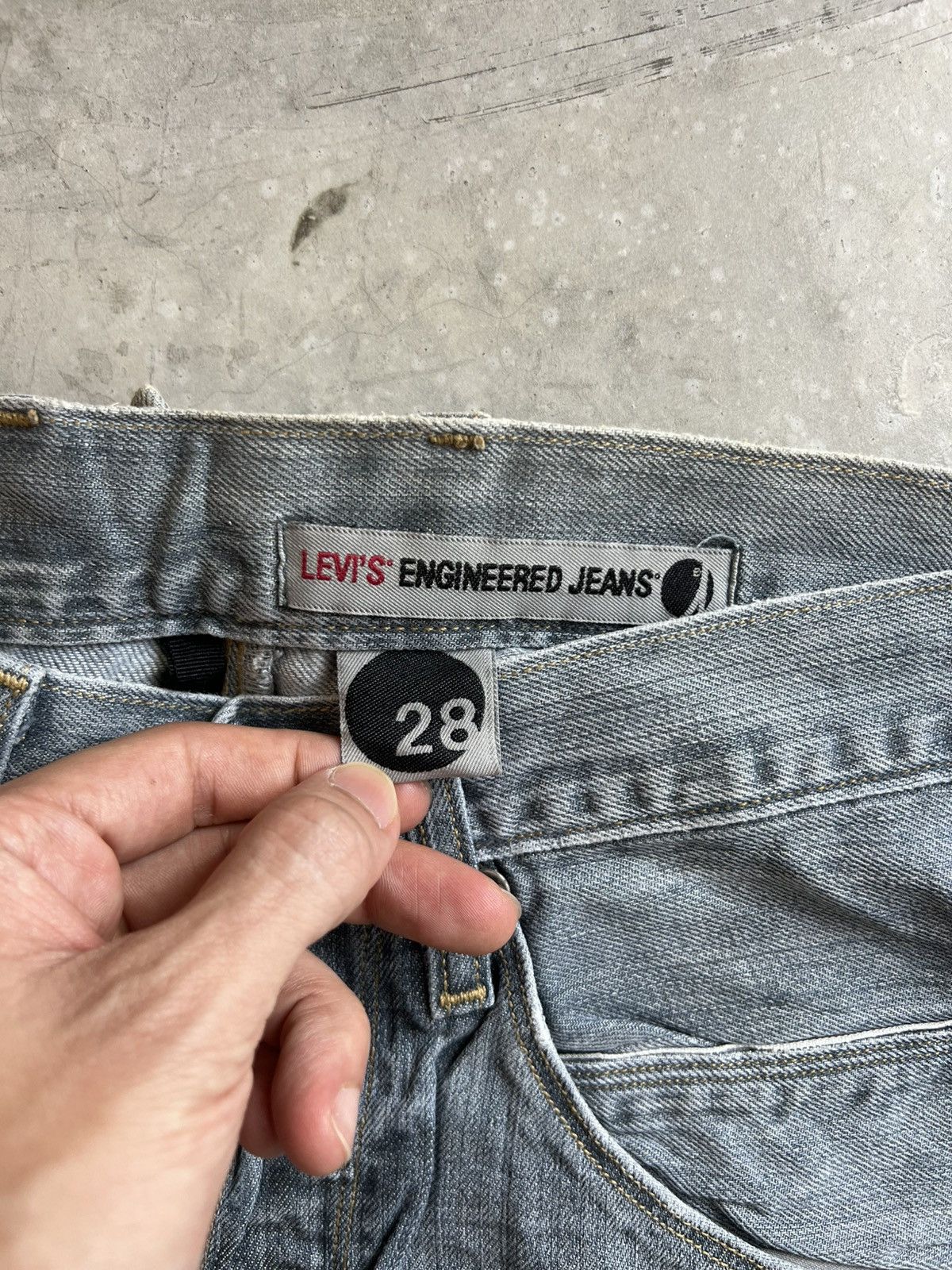 Levi's Levis Engineered Jeans Buckle Back Tag W28 Actual 30x29 Size US 28 / EU 44 - 4 Thumbnail
