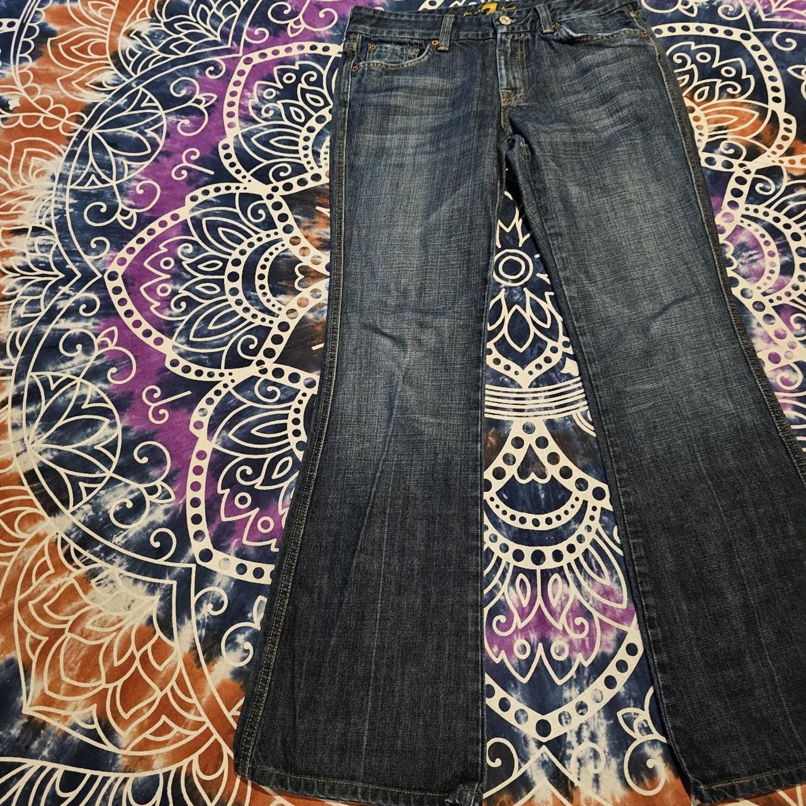 Seven 7 Seven7 Women's Blue Jeans Size 29" - 2 Thumbnail