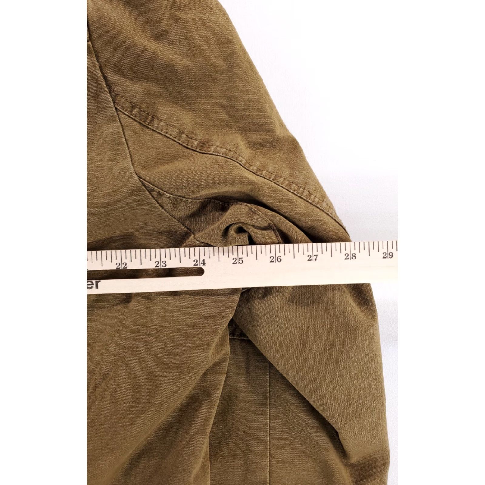 Levi's Levi's Canvas Full Zip Jacket Hooded Mens XL Brown Zip In Casual Jacket Size US XL / EU 56 / 4 - 5 Thumbnail
