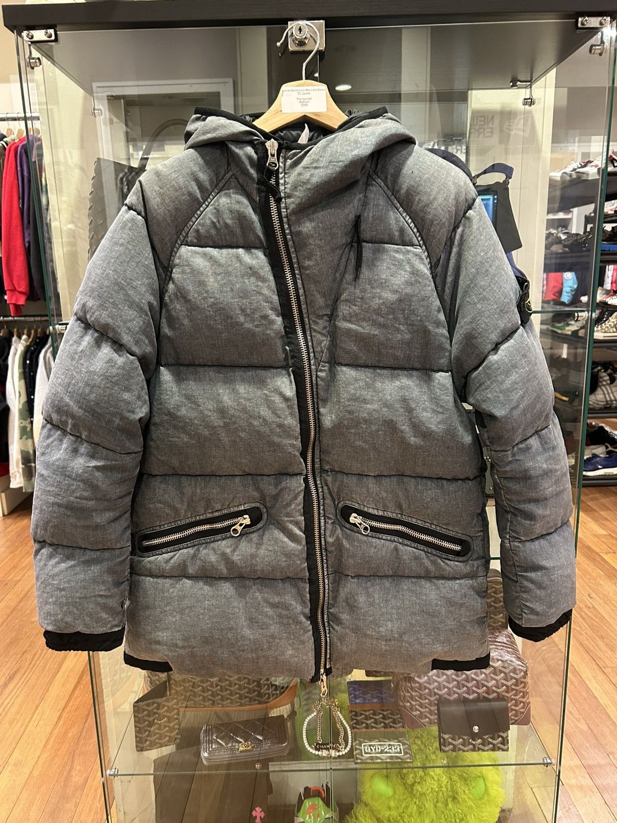Stone Island Stone Island Lino Resinato Down TC Jacket Size US M / EU 48-50 / 2 - 2 Thumbnail