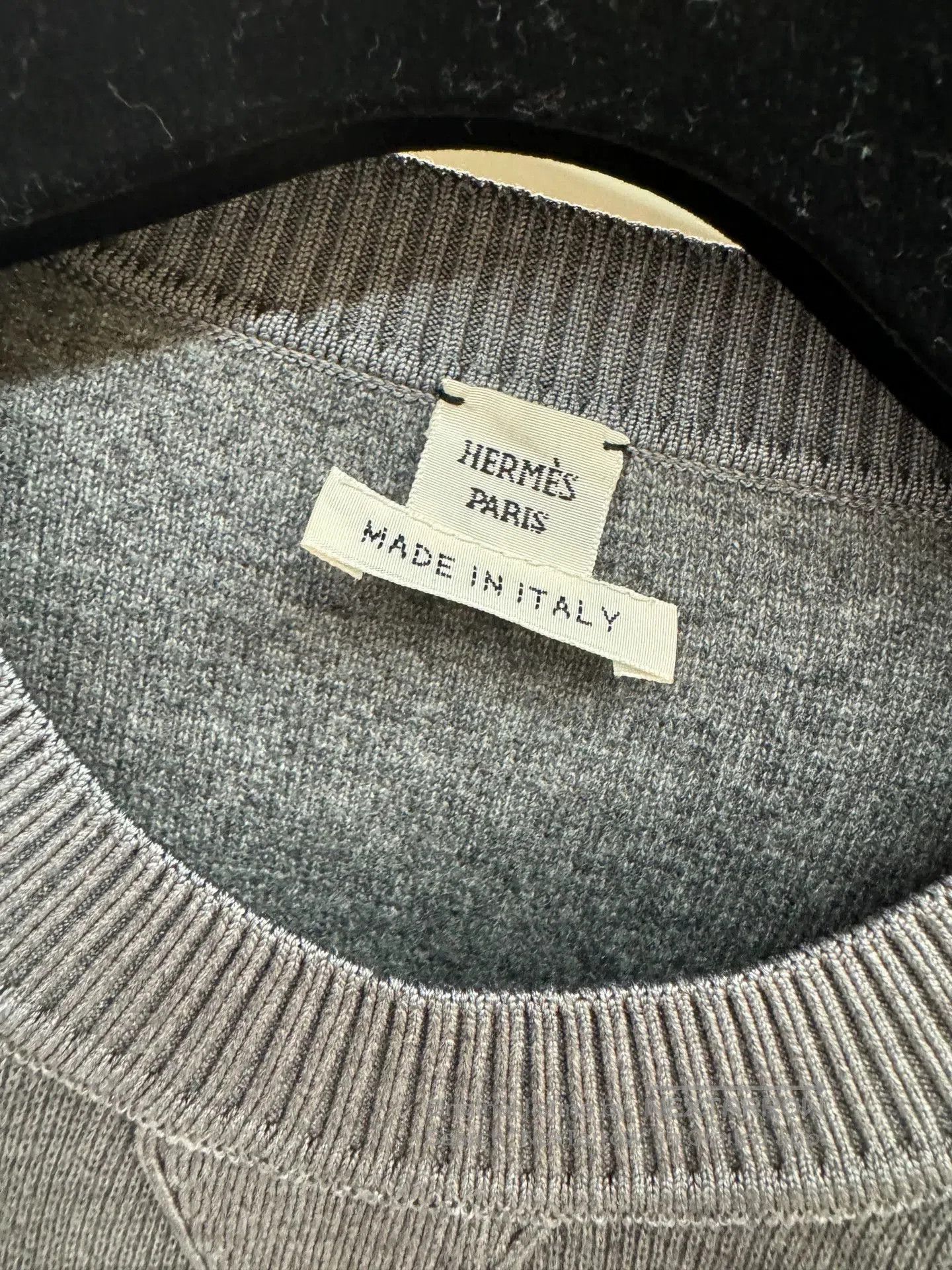 Hermes HERMES Gray Carriage Logo Knit Sweater. Size US M / EU 48-50 / 2 - 3 Thumbnail