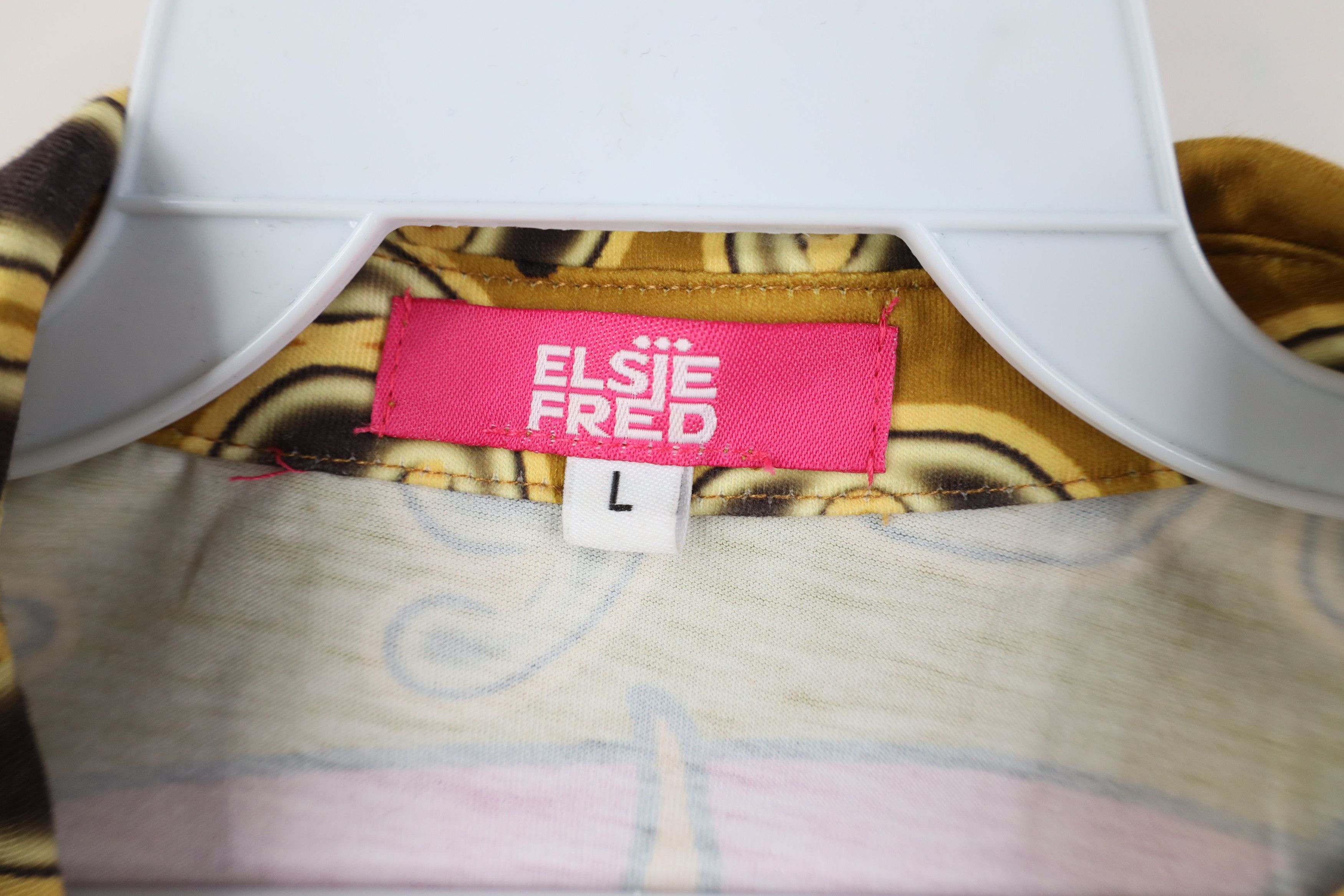 Vintage Y2K Elsie Fred Boho Cropped Dagger Collar Button Shirt Size L / US 10 / IT 46 - 9 Thumbnail