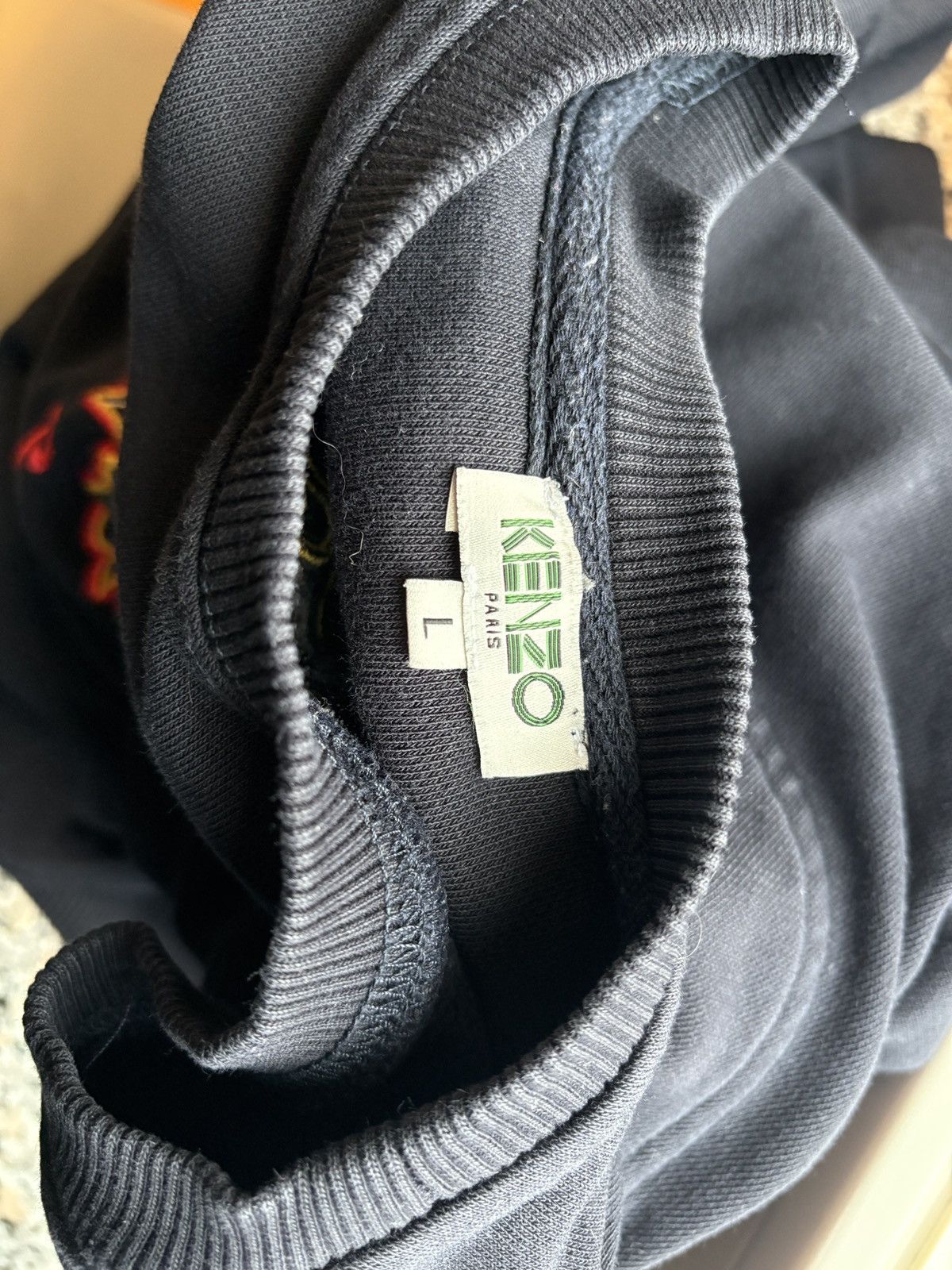 Kenzo Authentic Kenzo Paris Tiger Sweatshirt | Size L | Black Size L / US 10 / IT 46 - 5 Thumbnail