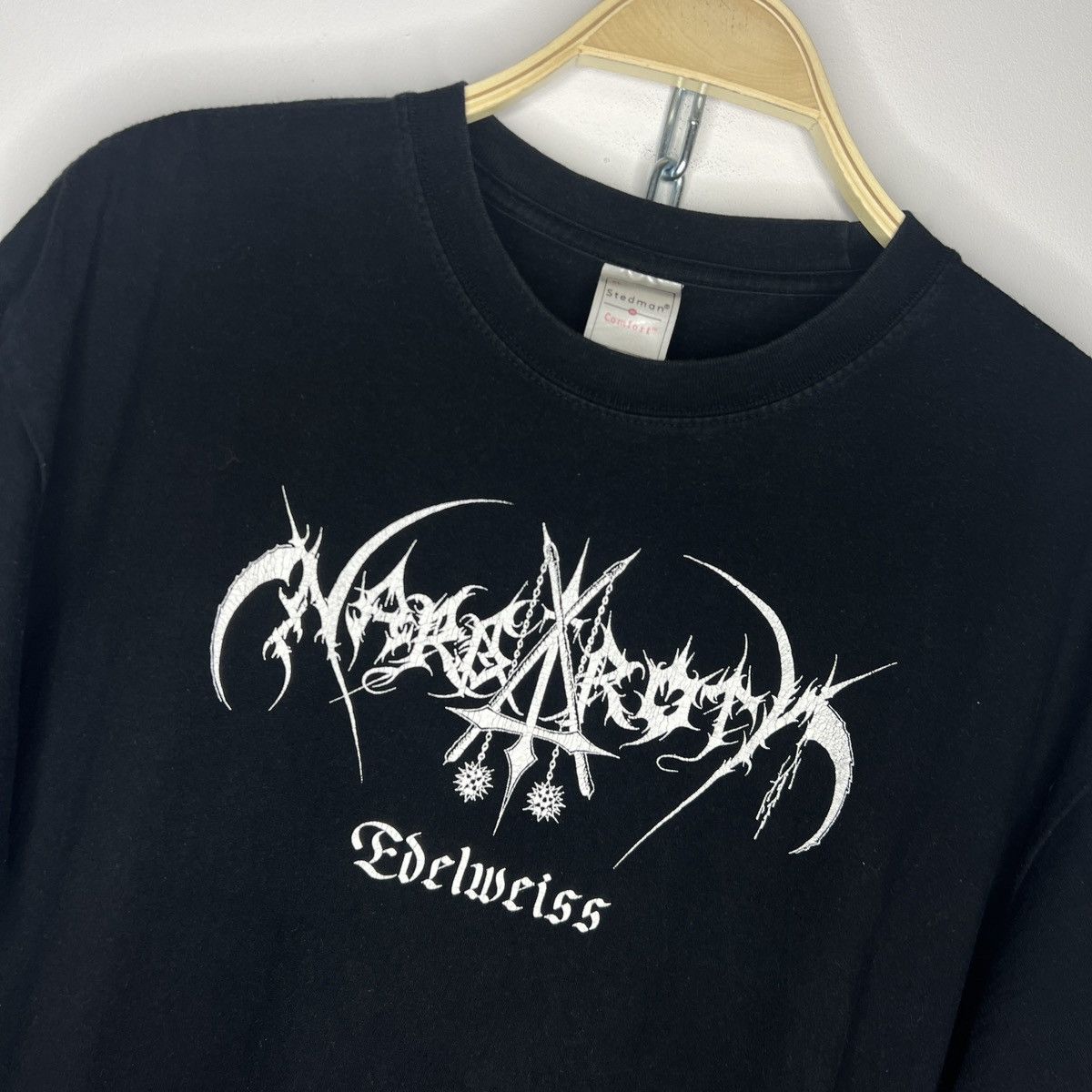 Band Tees Rare Vintage 90s Nargaroth Black Metal Rock Band T Shirt Size US XL / EU 56 / 4 - 5 Thumbnail