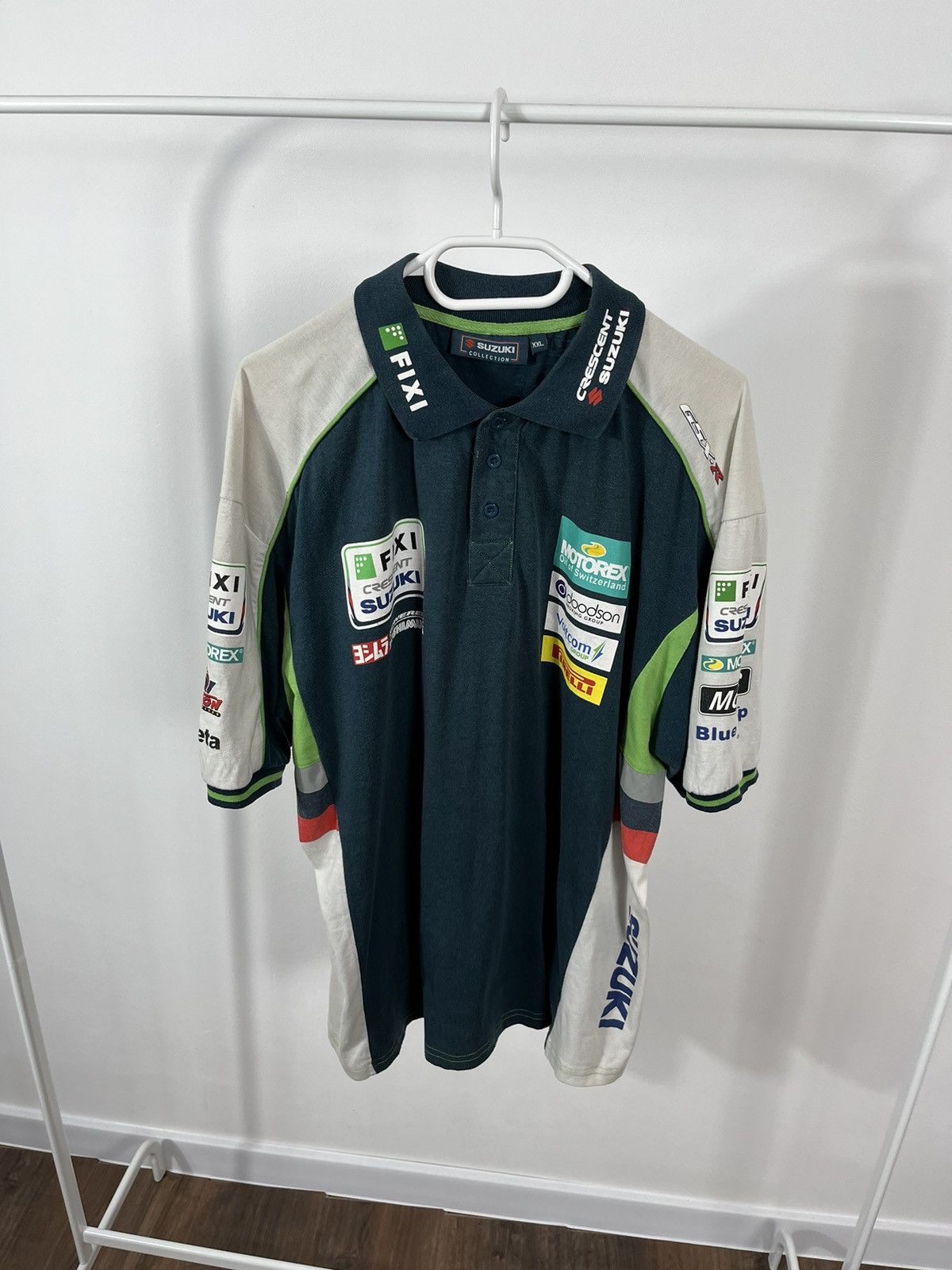Vintage Vintage Racing Suzuki Polo T-shirt Size US XXL / EU 58 / 5 - 3 Thumbnail