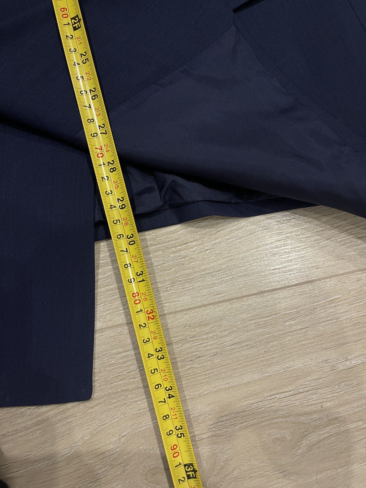 C&A Vintage double-breasted blazer classic jacket dark blue c&a Size 44R - 13 Thumbnail