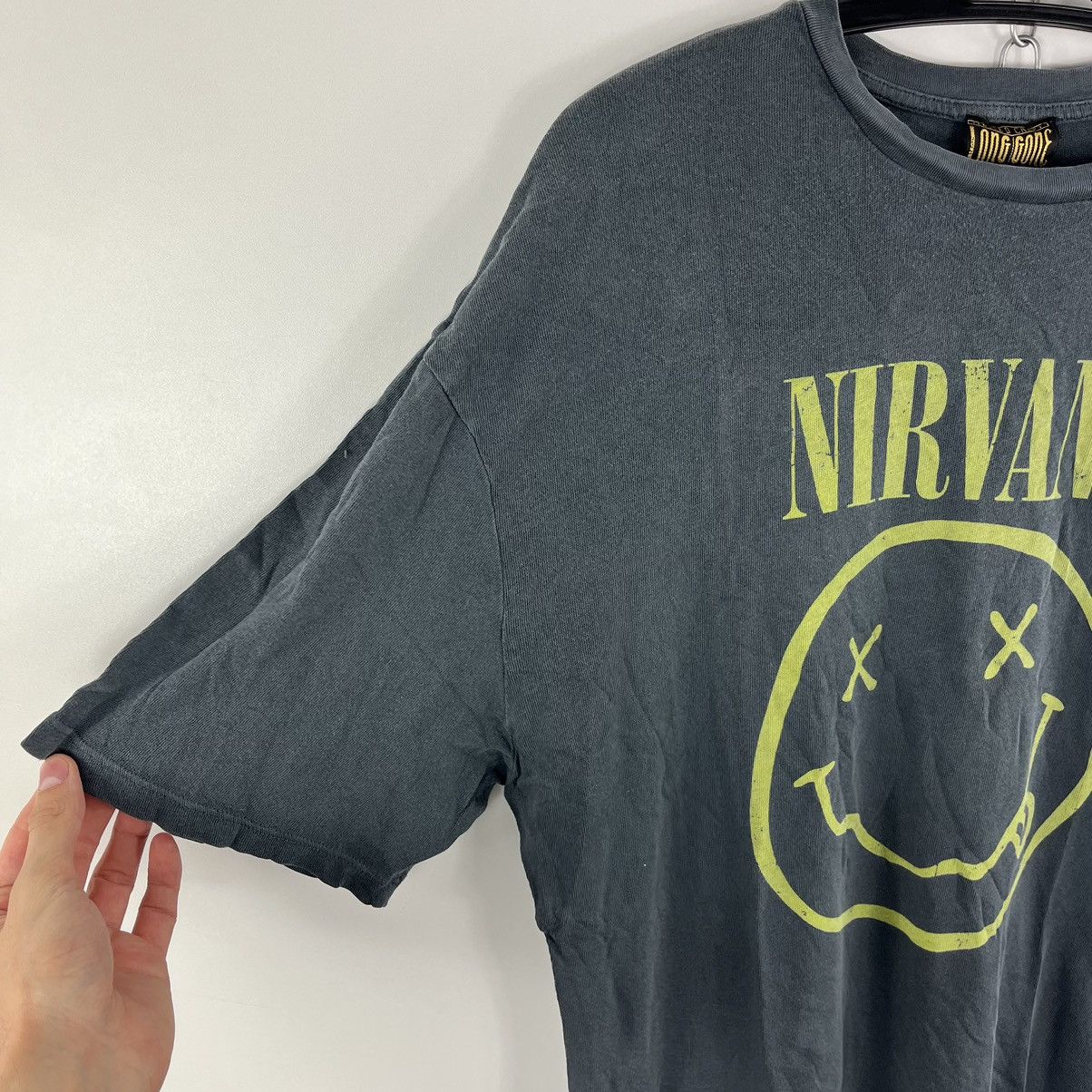 Band Tees × Nirvana Nirvana T-Shirt Smile Big Logo Size XL Size US XL / EU 56 / 4 - 2 Thumbnail