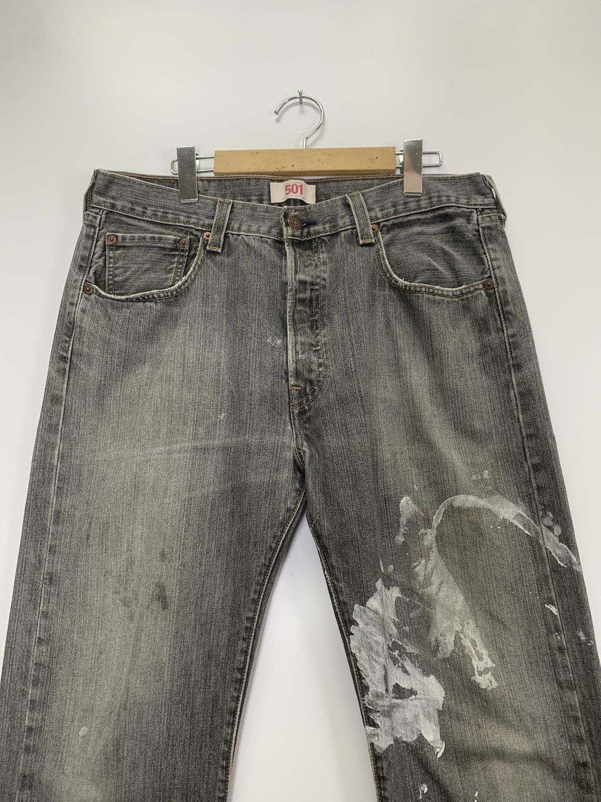Levi's × Vintage Vintage 501 Levis denim Size US 34 / EU 50 - 2 Thumbnail