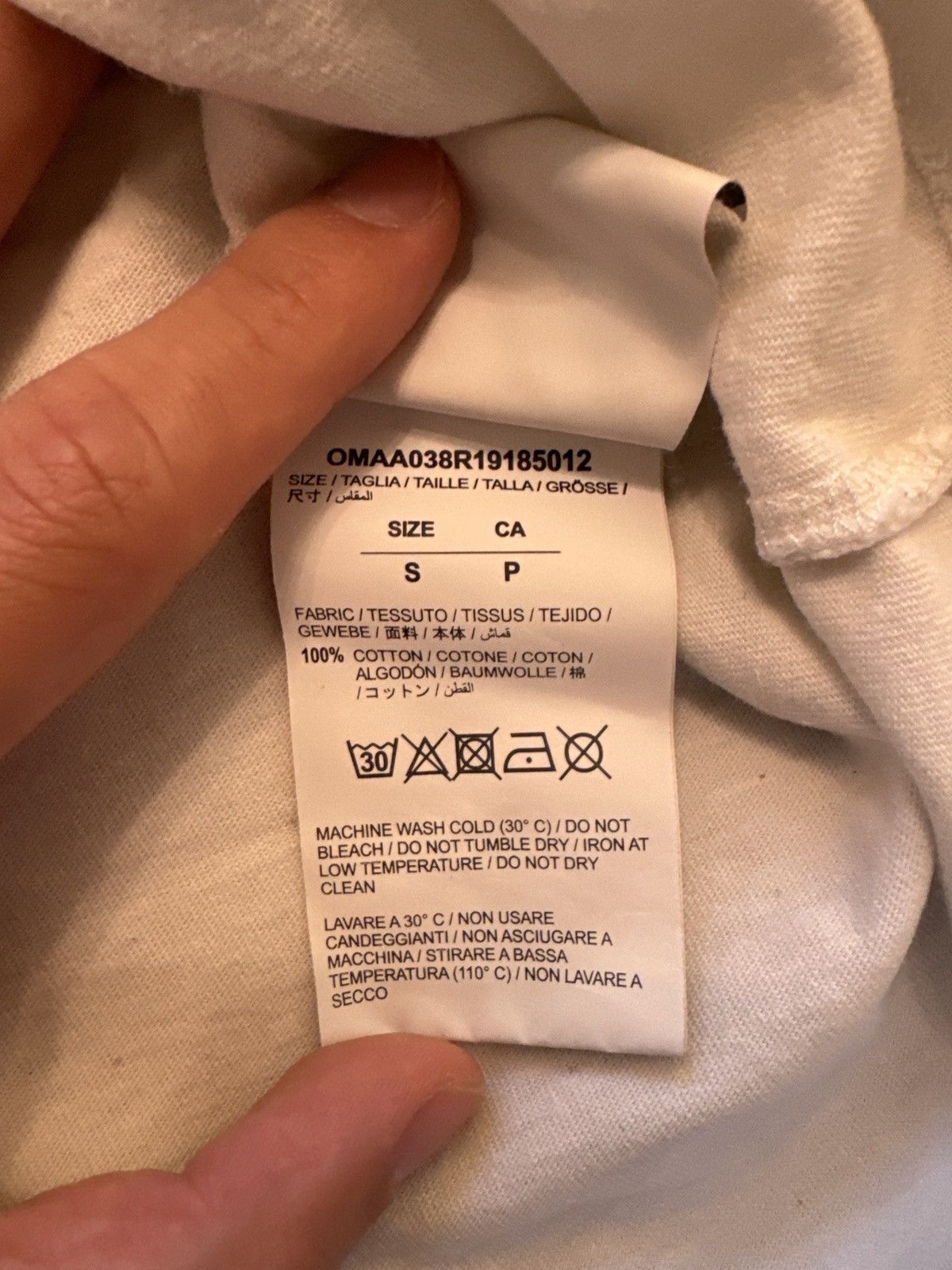 Off-White Off-White Oil Painting White t shirt Size US S / EU 44-46 / 1 - 5 Thumbnail
