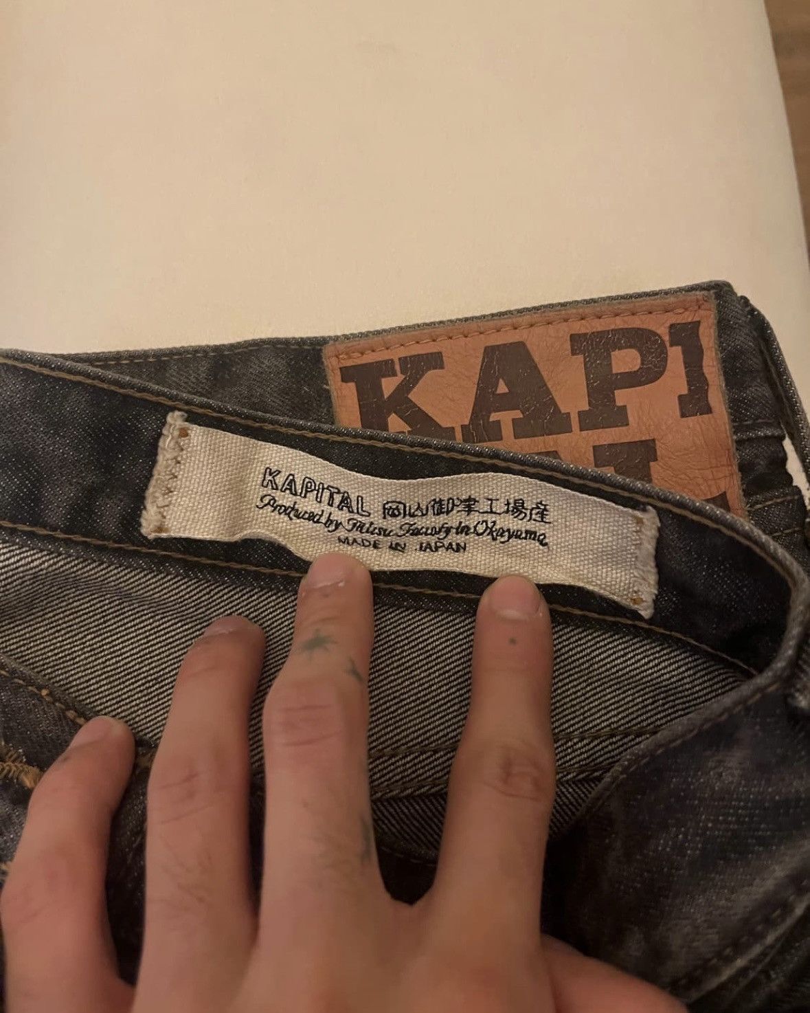 Evisu No.3 Baby Blue Daicock Raw Denim Jean