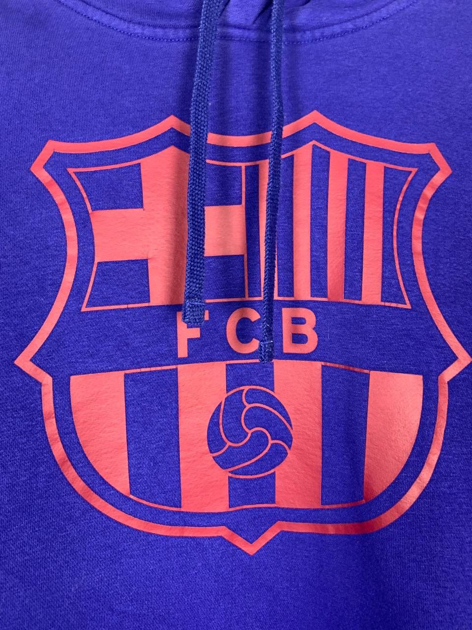 Nike FC Barcelona Nike Hoodie Purple Size L Football Soccer Size US L / EU 52-54 / 3 - 4 Thumbnail