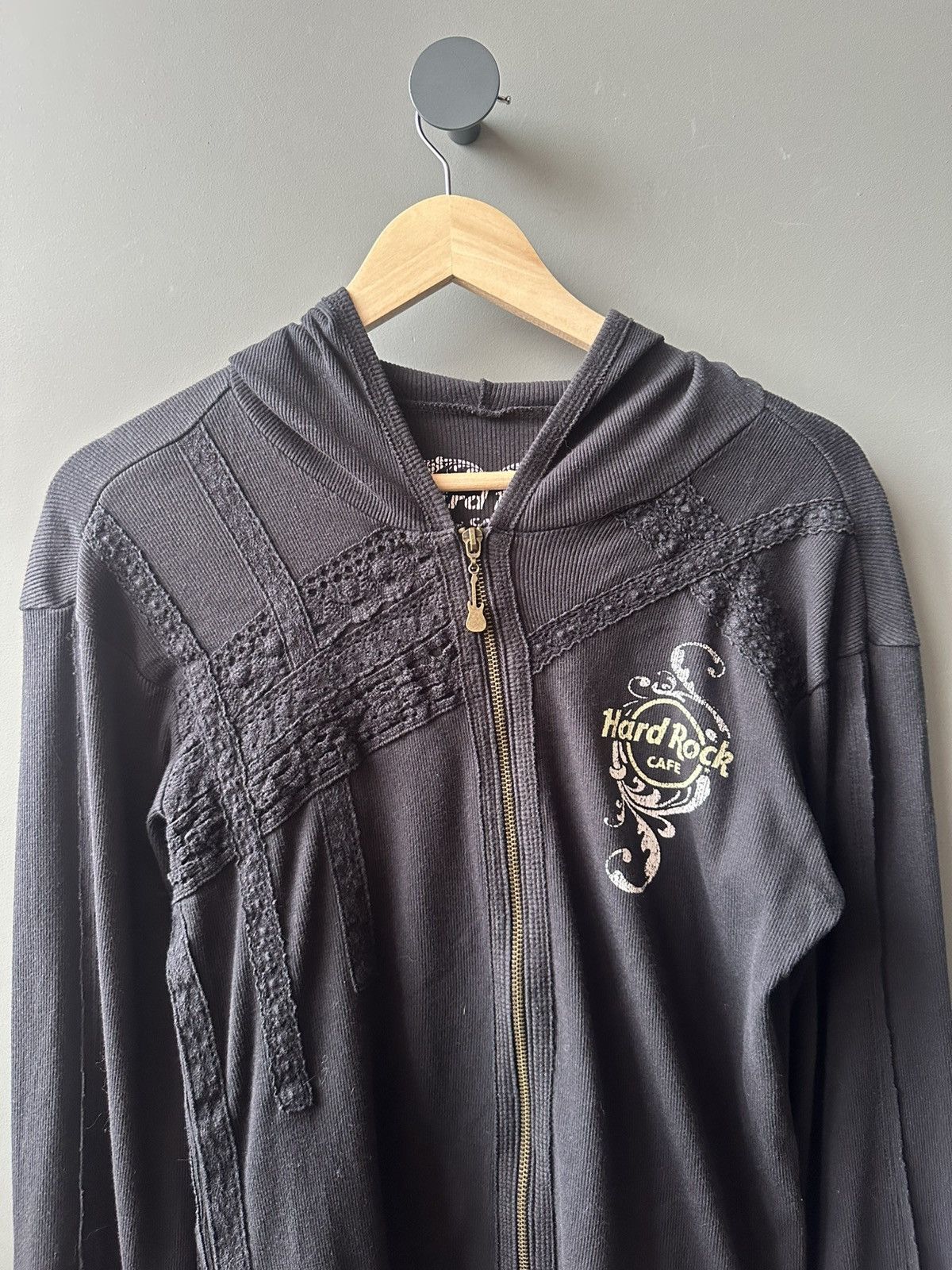Hard Rock Cafe Hard Rock Cafe Zip Cotton Hoodie Size XL Size XL / US 12-14 / IT 48-50 - 2 Thumbnail