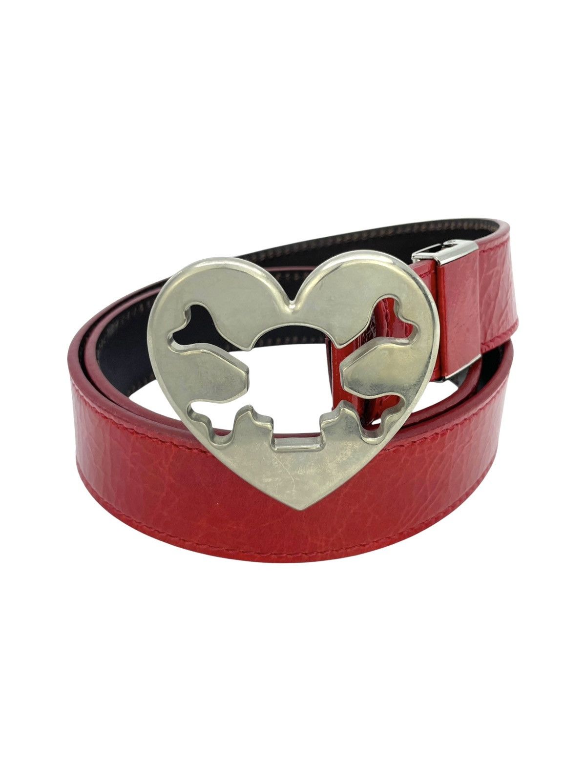 Pre-owned Vivienne Westwood Skull & Crossbones Heart Belt
