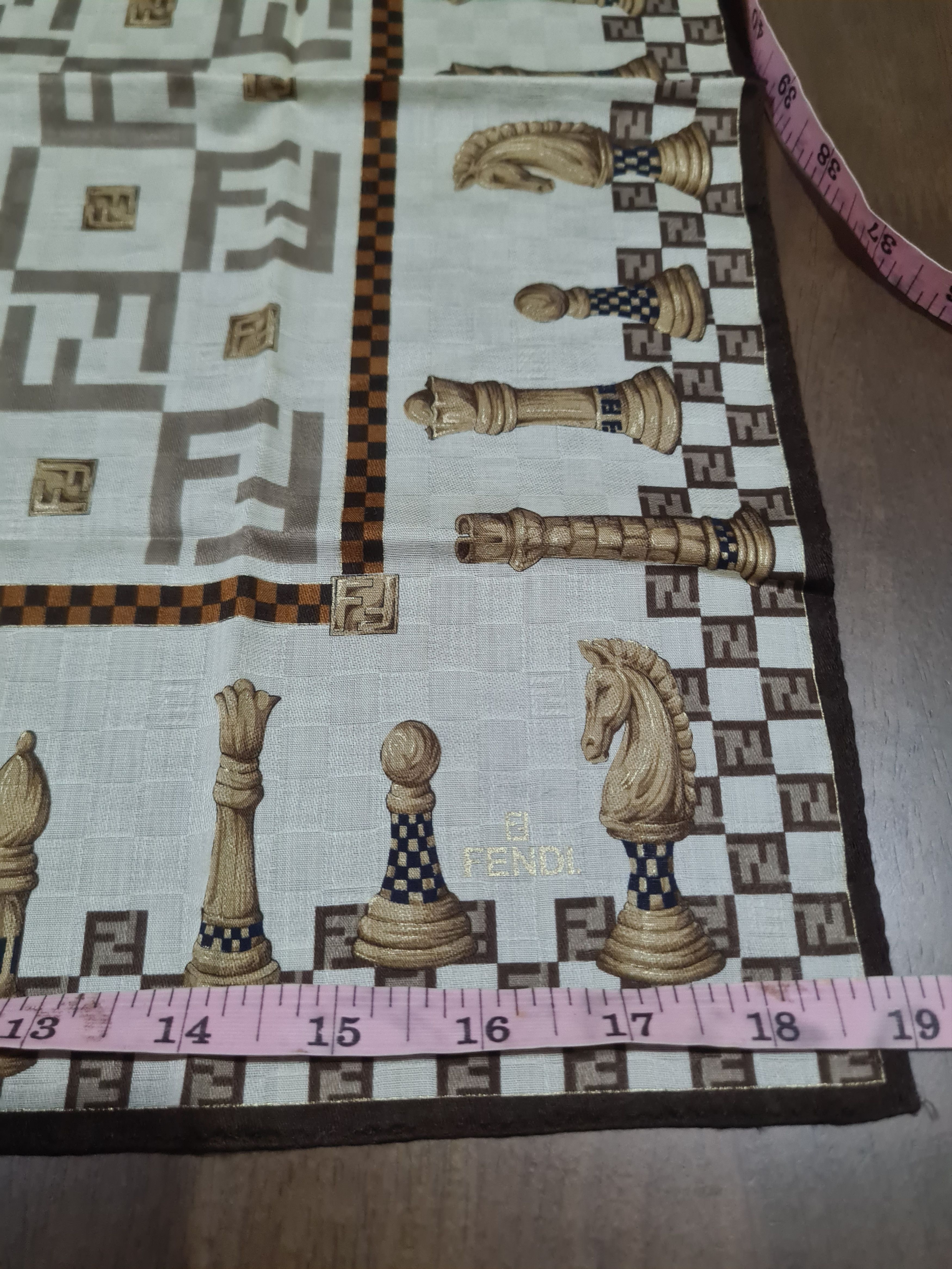 Designer × Fendi Fendi hankerchief Size ONE SIZE - 5 Thumbnail