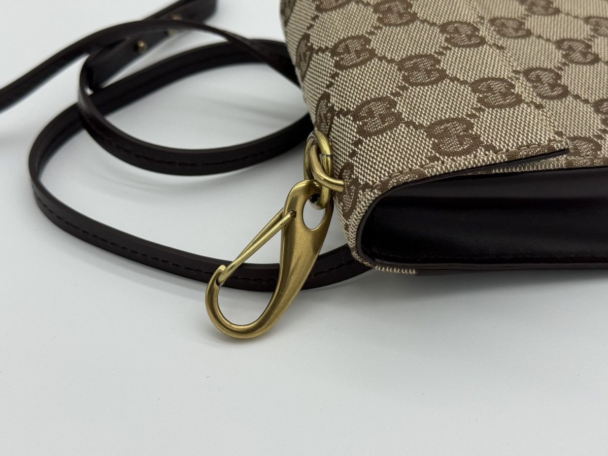 Gucci Gucci GG Canvas Shoulder Bag – Beige with Gold Hardware Size ONE SIZE - 6 Thumbnail