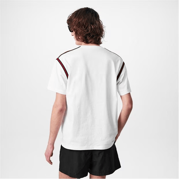Gucci Gucci Web Pipe Logo-Embroidered T-Shirt Size US M / EU 48-50 / 2 - 4 Thumbnail