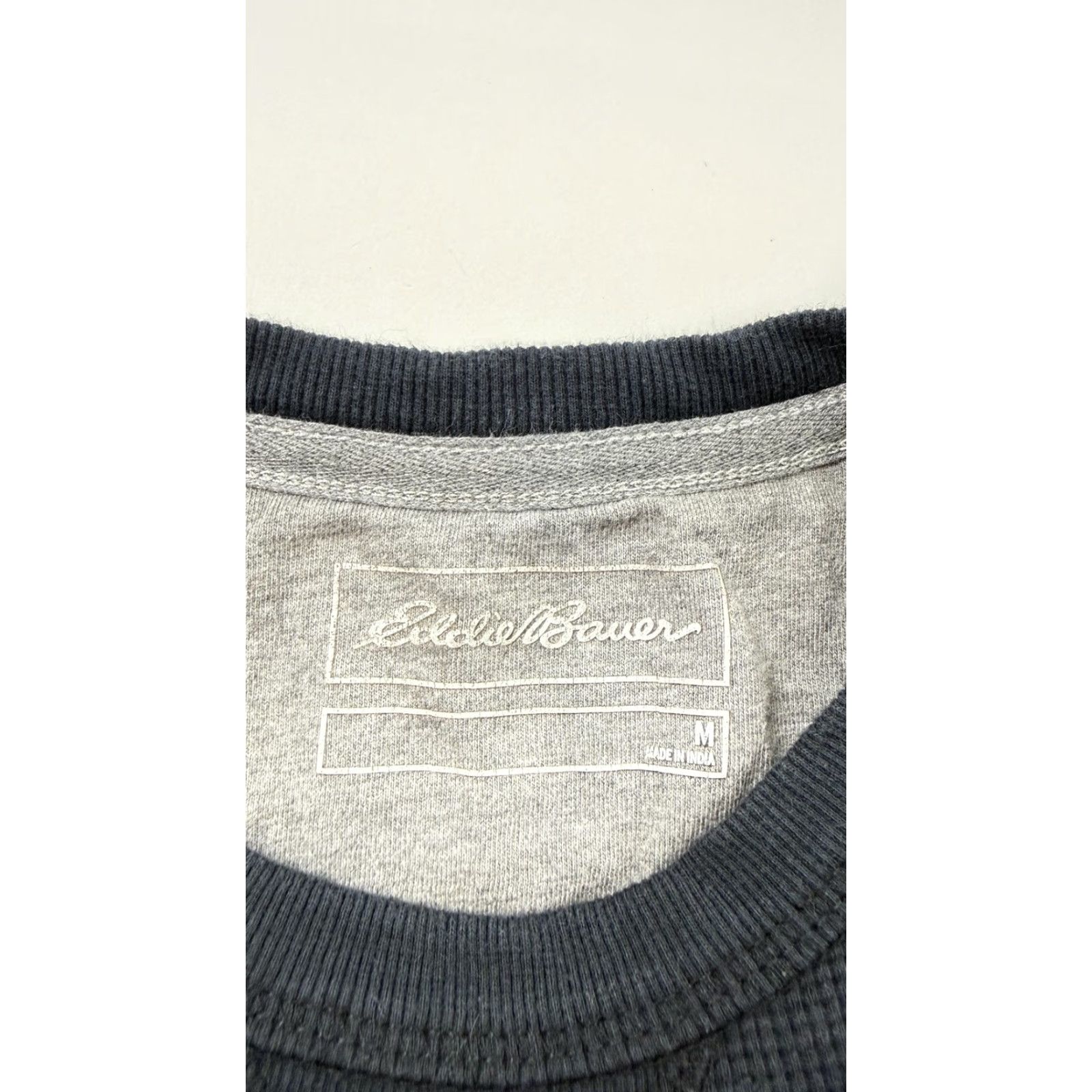 Eddie Bauer Eddie Bauer Shirt Mens Medium Blue Waffle Thermal Crewneck Tagless Long Sleeve Size US M / EU 48-50 / 2 - 5 Thumbnail