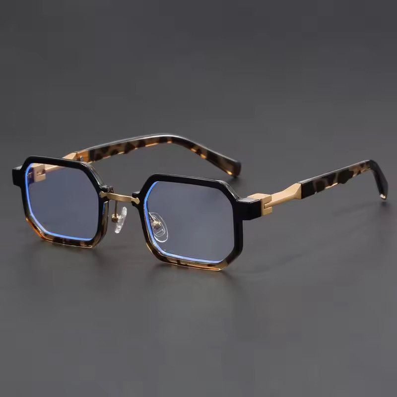 Electric Visual Hexagonal Angular Sunglasses - Minimalist Geometric Eyewear Size ONE SIZE - 1 Thumbnail
