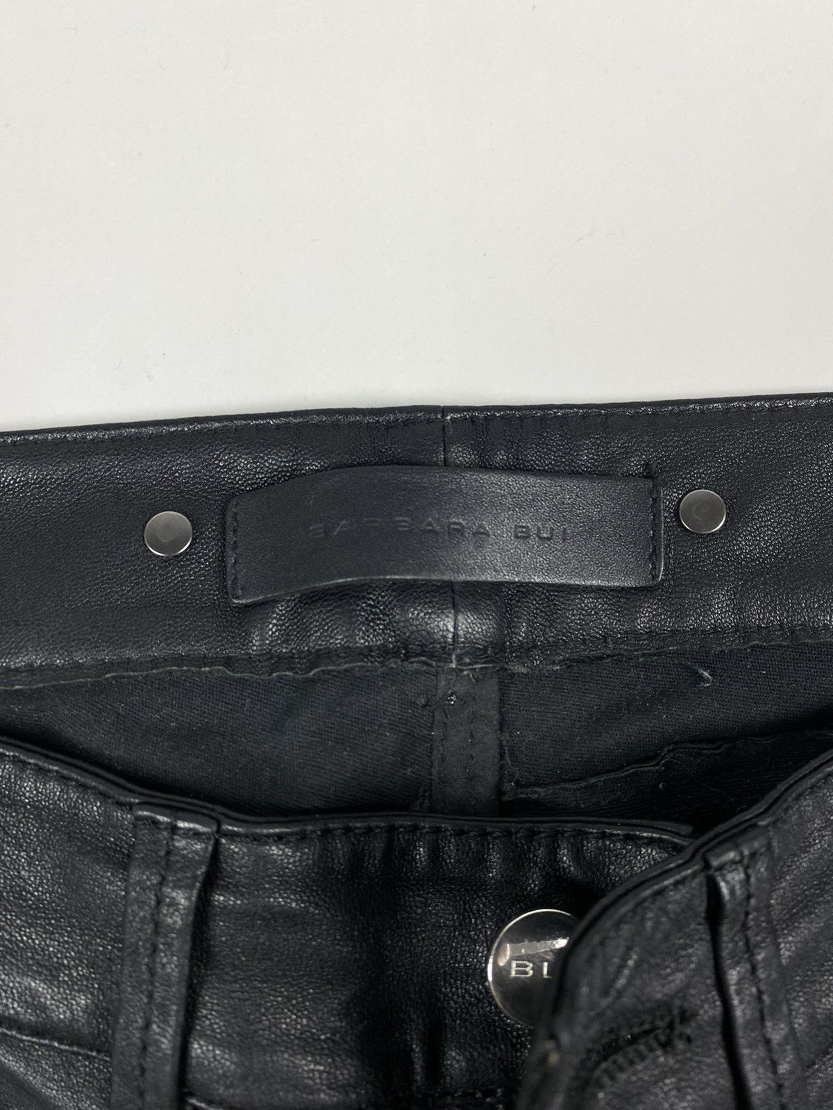 Other WMNS Barbara Bui Leather Biker Pants Size 27" / US 4 / IT 40 - 9 Thumbnail
