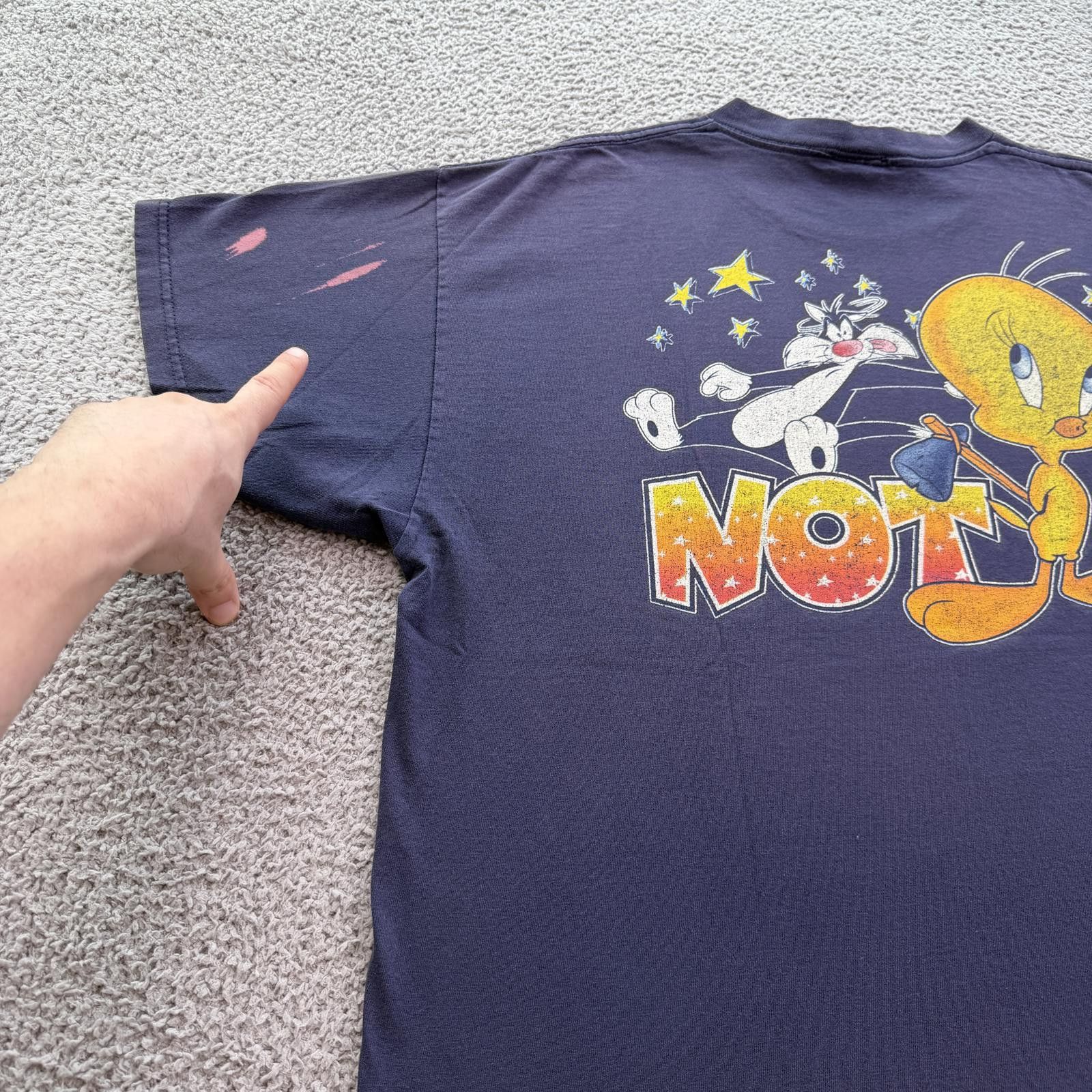 Other Vintage 2001 Looney Tunes Tweety Angel Not T Shirt XL Warner Size US XL / EU 56 / 4 - 9 Thumbnail