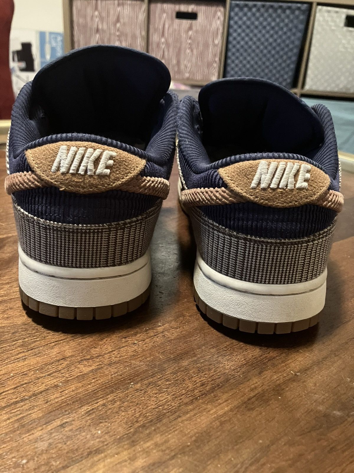 Nike Nike Dunk Low PRM Sneakers Shoes Midnight Navy/Baroque Brown Size US 9.5 / EU 42-43 - 4 Thumbnail