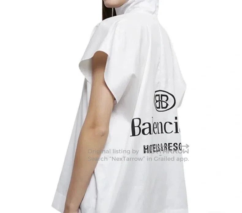 Balenciaga Balenciaga Drop Shoulder Shirt T-Shirt Size XS / US 0-2 / IT 36-38 - 1 Thumbnail