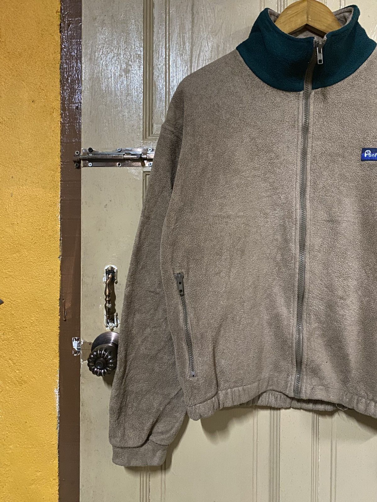 Penfield Vintage Penfield USA Polar Fleece Jacket - Tan & Green Size US M / EU 48-50 / 2 - 5 Thumbnail