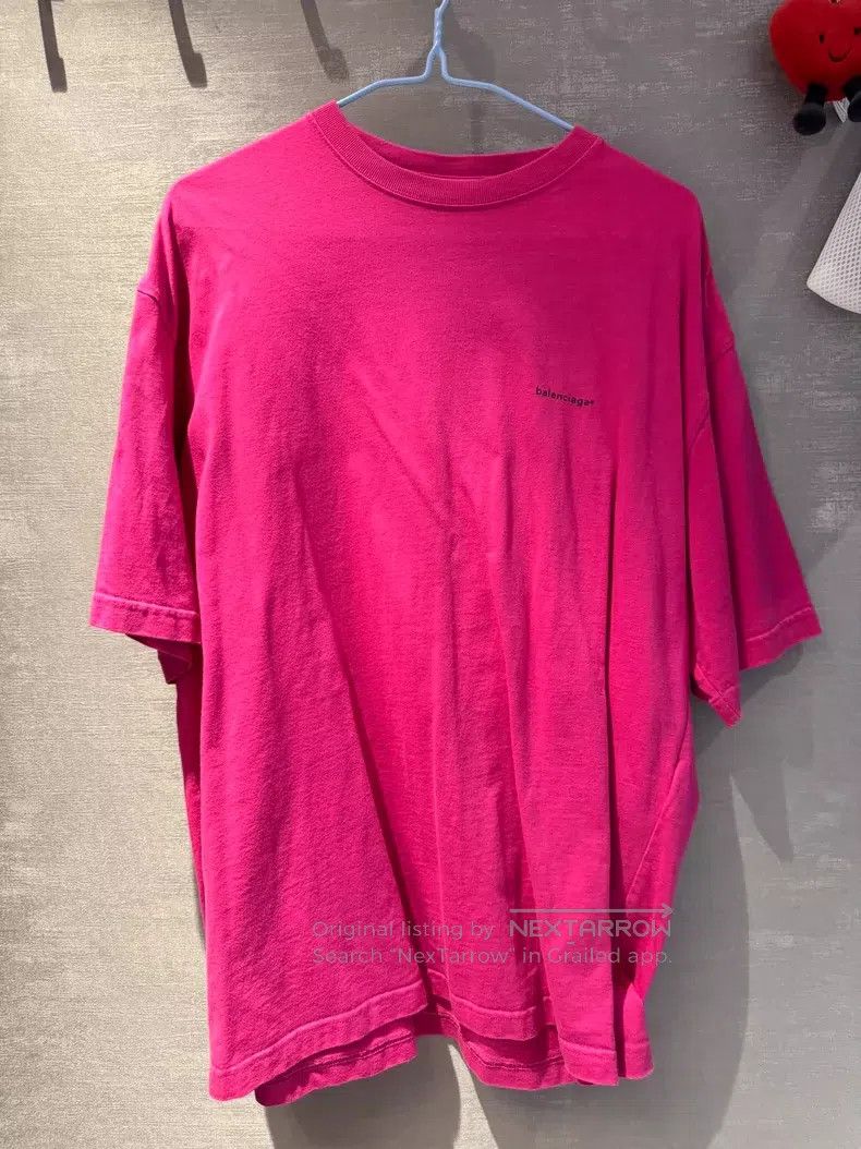 Balenciaga Balenciaga Fuchsia T-shirt, size S Size US S / EU 44-46 / 1 - 1 Thumbnail