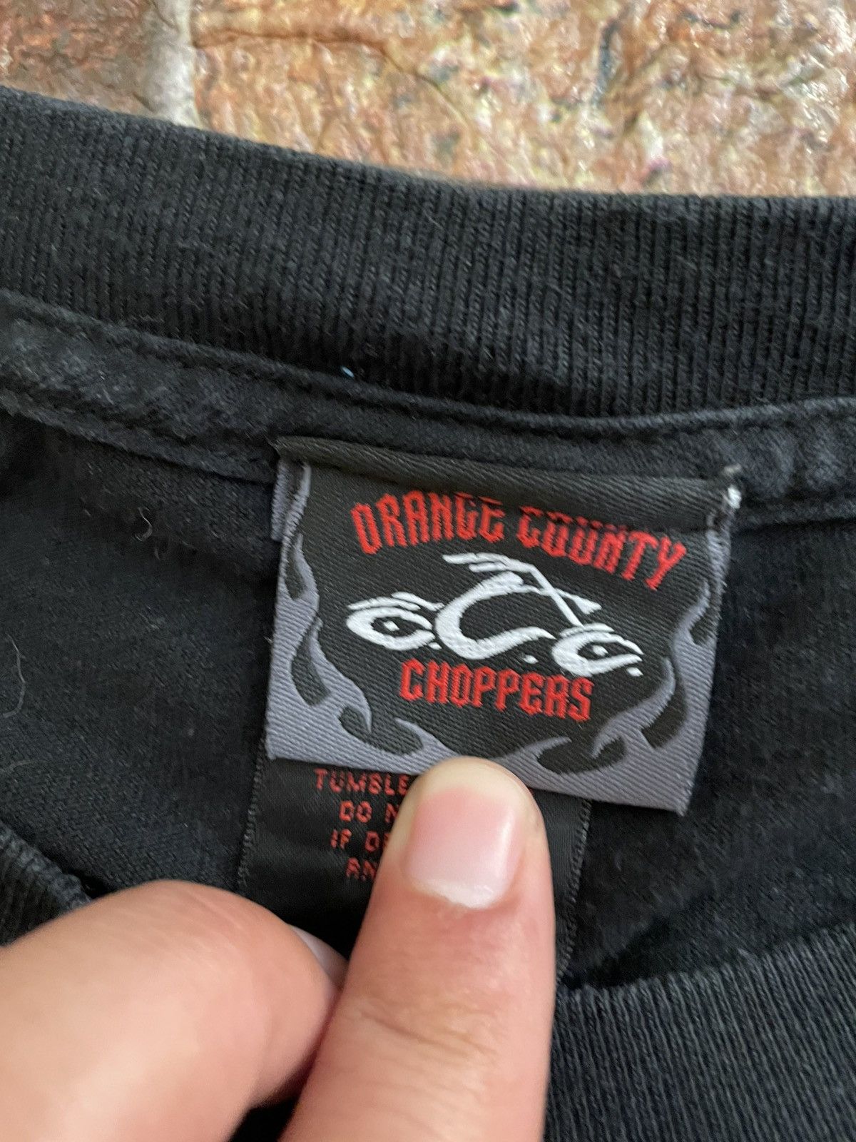 Harley Davidson Orange County Choppers Flame Longsleeve Size US XL / EU 56 / 4 - 5 Thumbnail