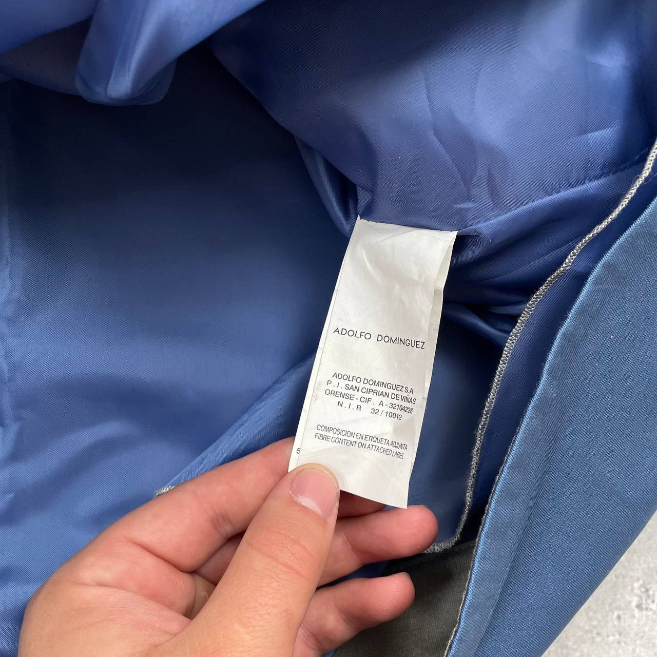 Adolfo Dominguez Adolfo Domingues Skirt Women’s Blue Size 36 Size 26" / US 2 / IT 38 - 4 Thumbnail