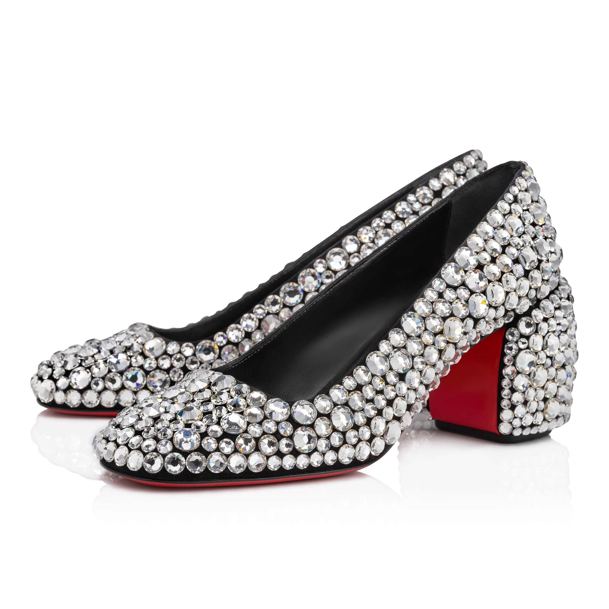 Christian Louboutin minny maxy strass Size US 12 / IT 42 - 1 Thumbnail