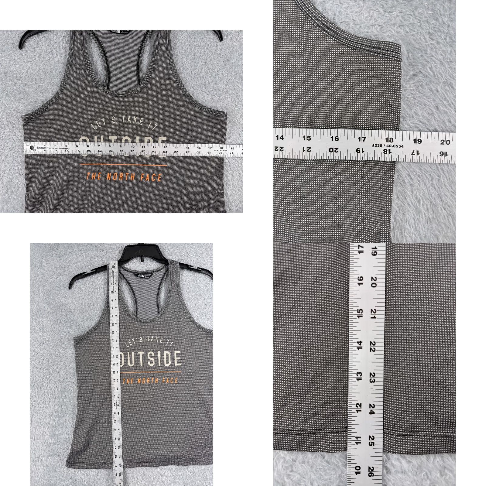 The North Face The North Face Shirt Women L Gray Tank Sleeveless Pullover Jersey Polyester Casual Workwear - Class, Outdoor, Basic, 90s? Size L / US 10 / IT 46 - 8 Thumbnail