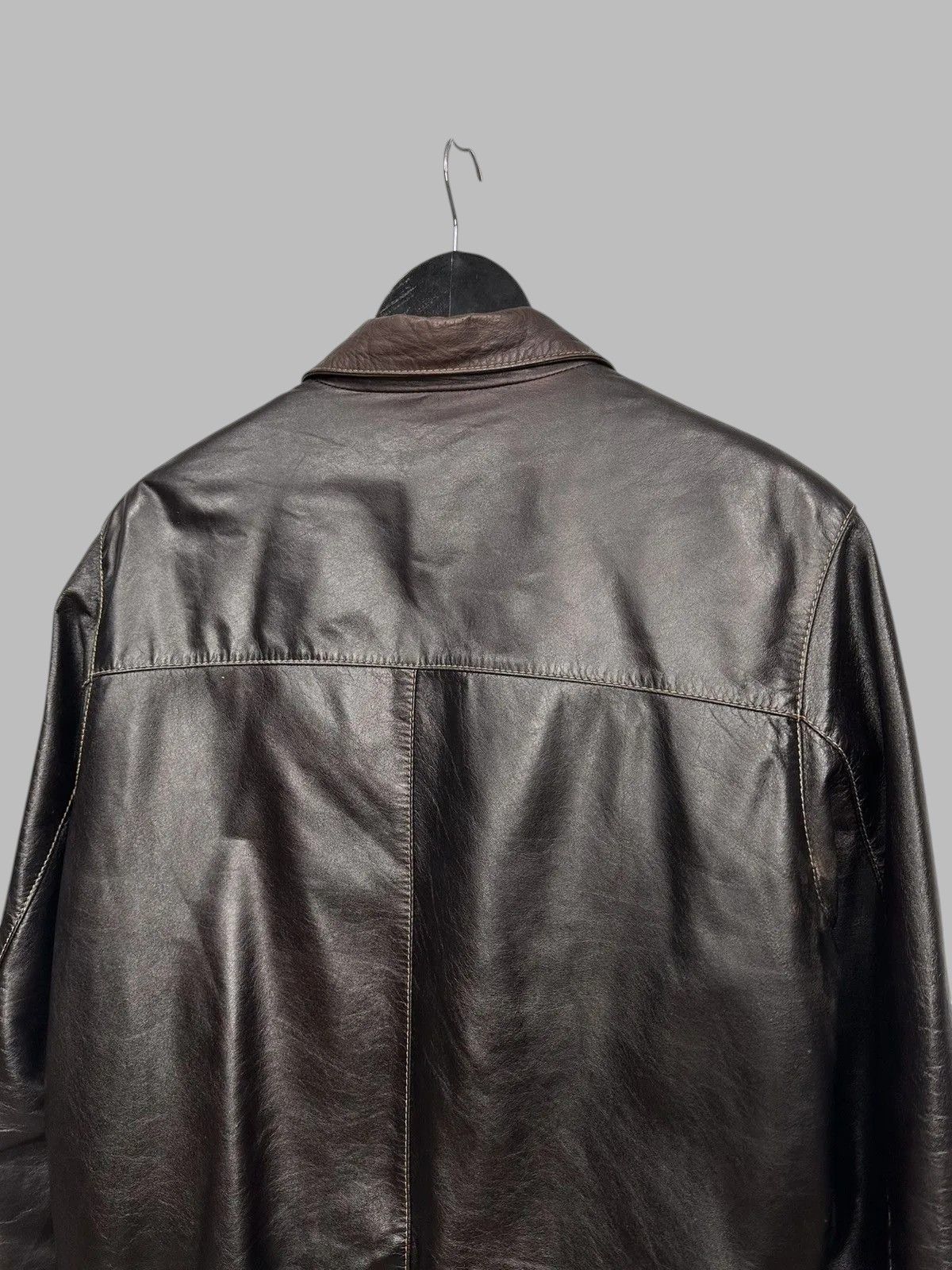 Dolce & Gabbana Leather Jacket Vintage Junya Watanabe Avantgarde Style Size US M / EU 48-50 / 2 - 13 Thumbnail