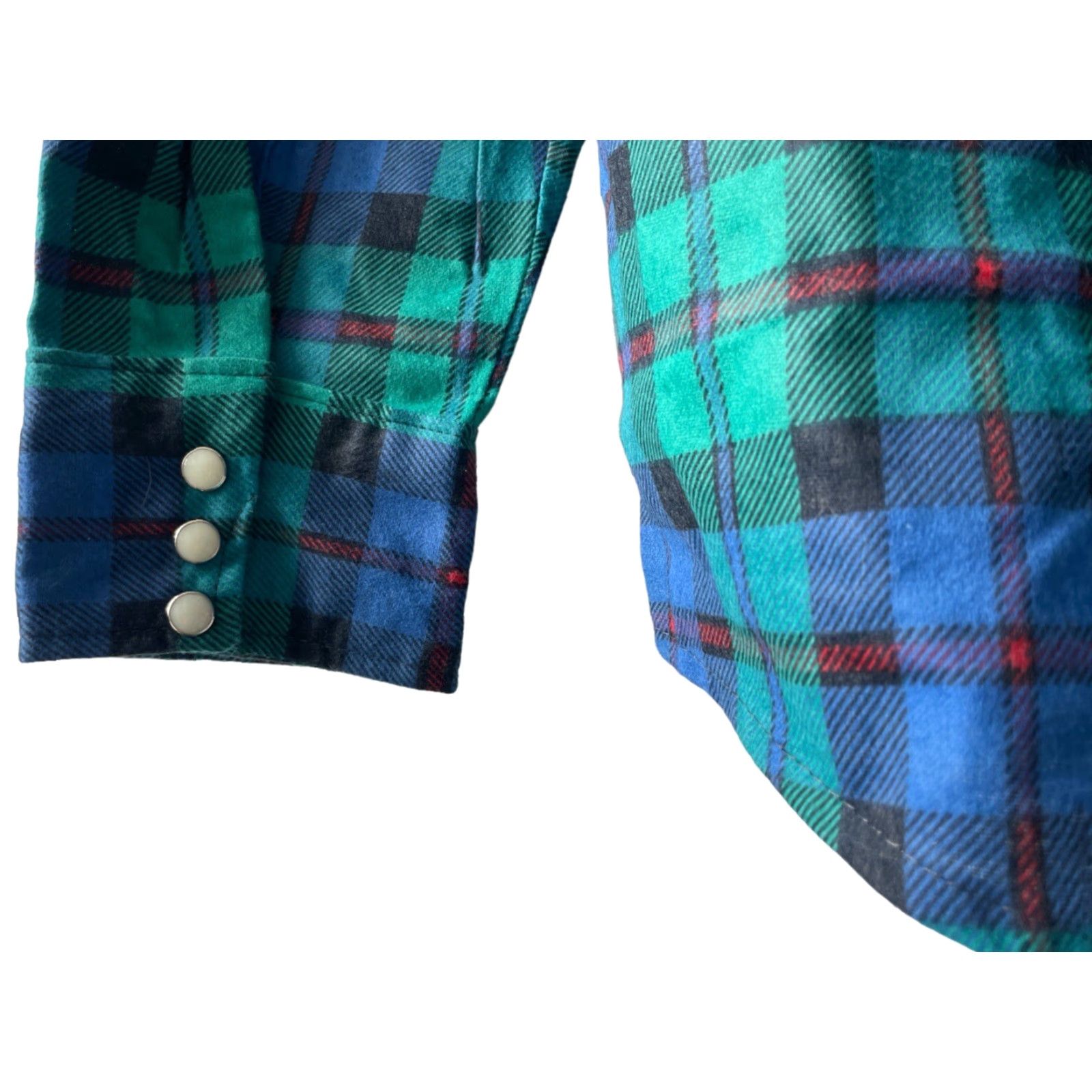 Vintage VINTAGE Five Brother Shirt Dakota Plaid Flannel Mens 2XL NOS NWT USA Made Blue Pearlized Snaps Size US XXL / EU 58 / 5 - 7 Thumbnail