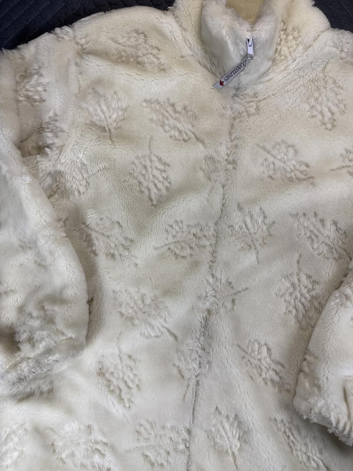 Other Vintage Fleece Zip Up Jacket Leaf Print Women’s XL Size XL / US 12-14 / IT 48-50 - 2 Thumbnail
