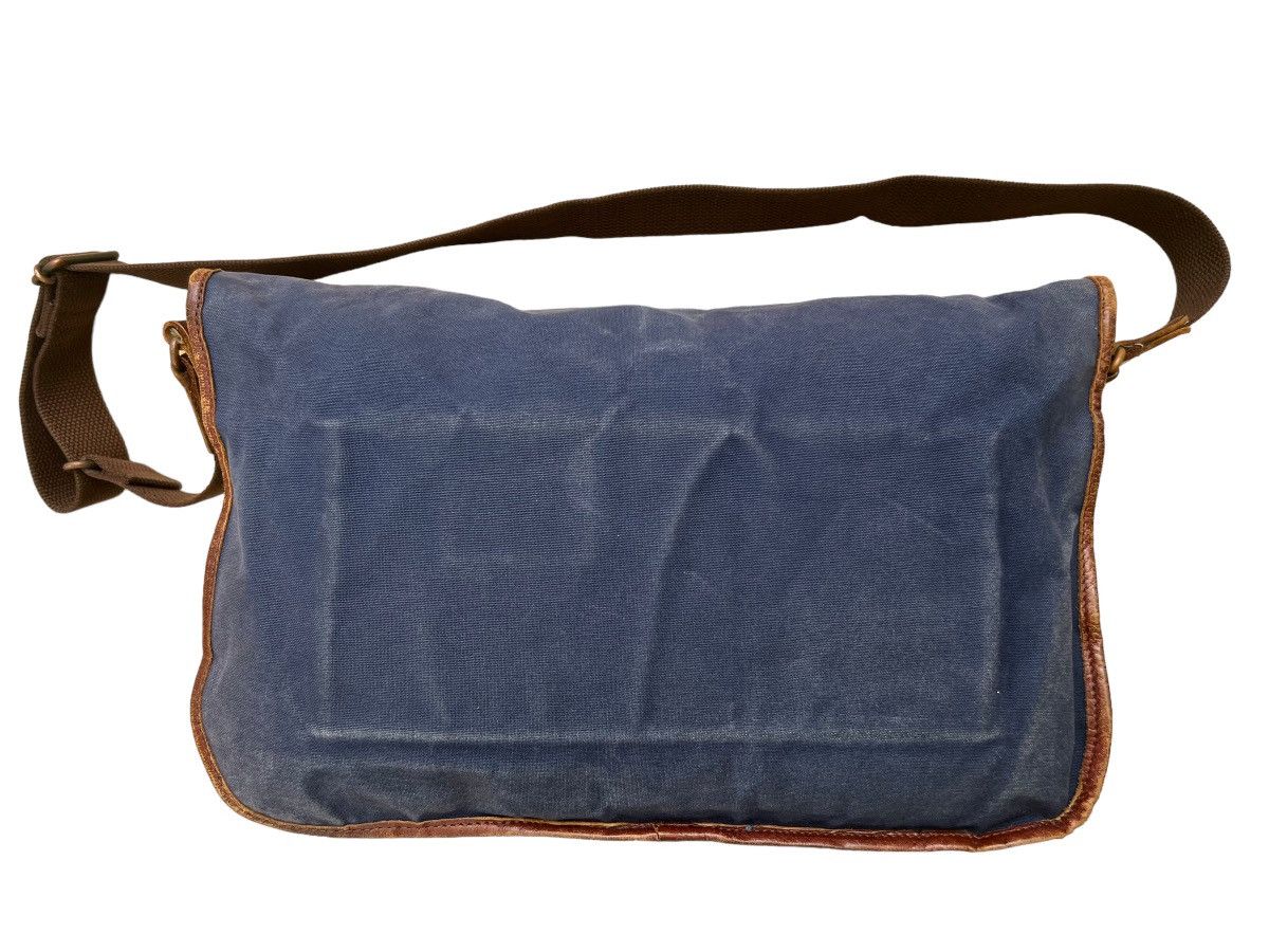 Japanese Brand Butler Verner Sails Japan Sun Faded Waxed Messenger Bag Size ONE SIZE - 11 Thumbnail