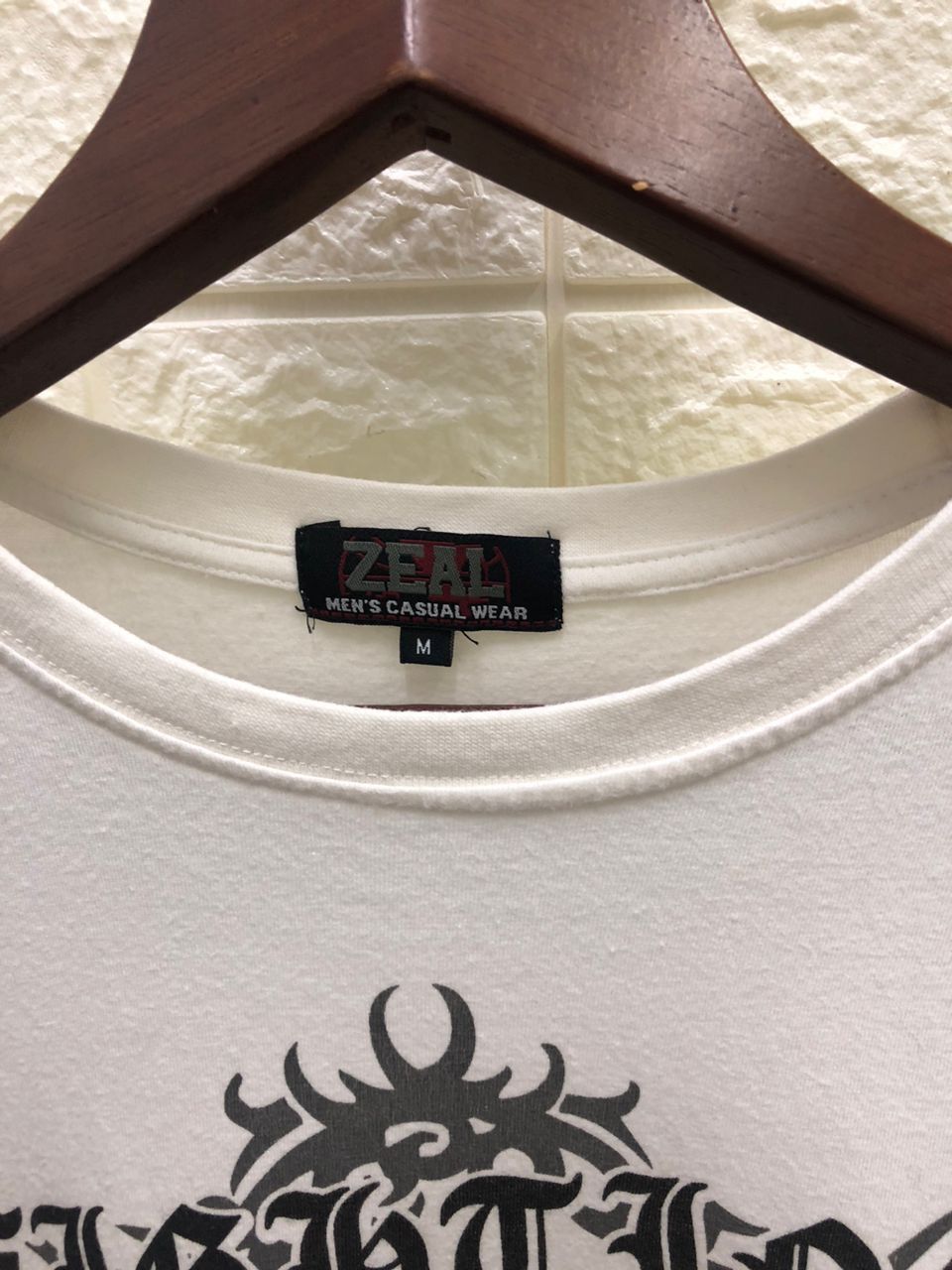 Japanese Brand vintage SKULL ZEAL MEN’s CASUAL WEAR CROSS JAPANESE PUNK Size US M / EU 48-50 / 2 - 6 Thumbnail