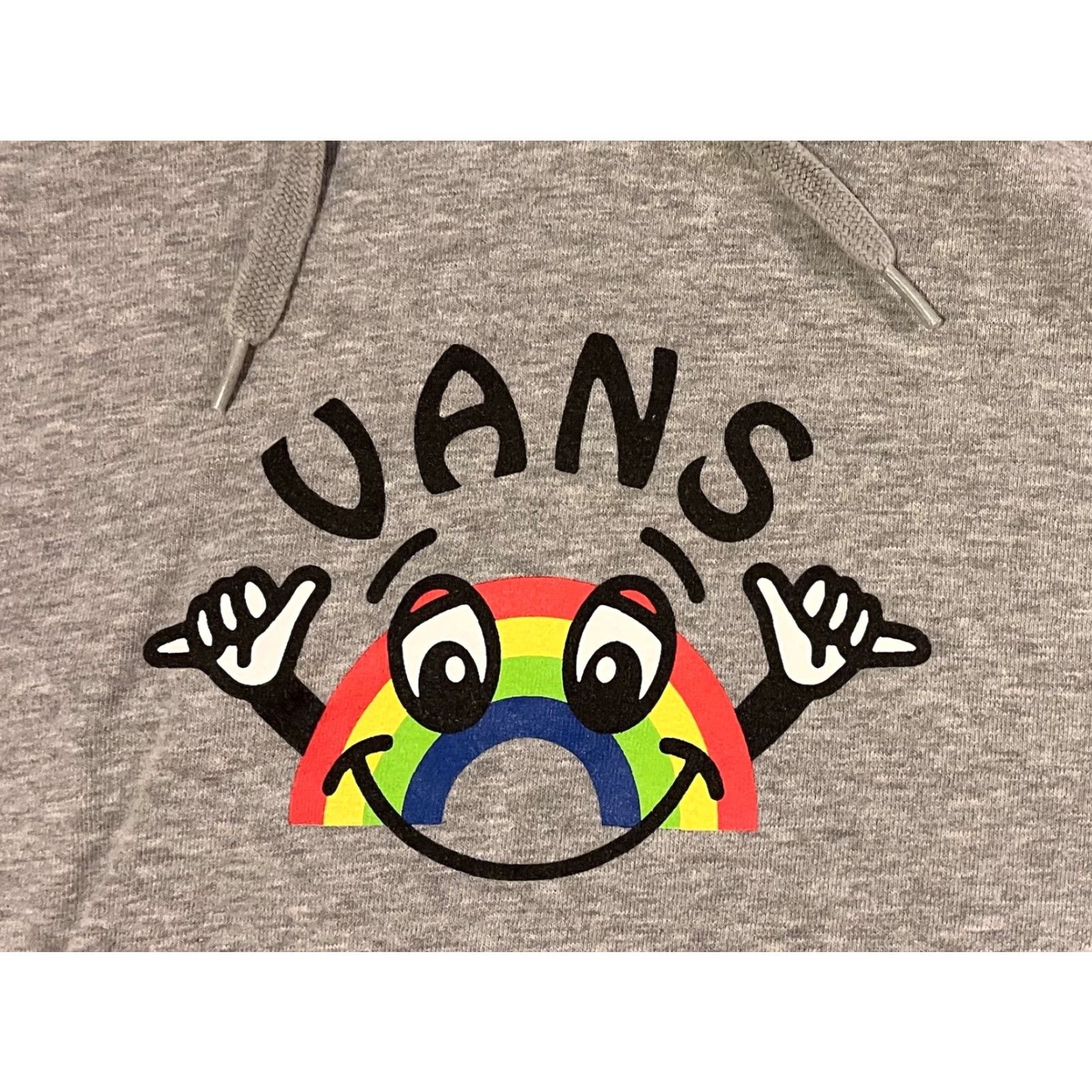 Vans VANS Rainbow Hoodie Men’s Medium Grey Shirt? Size US M / EU 48-50 / 2 - 3 Thumbnail