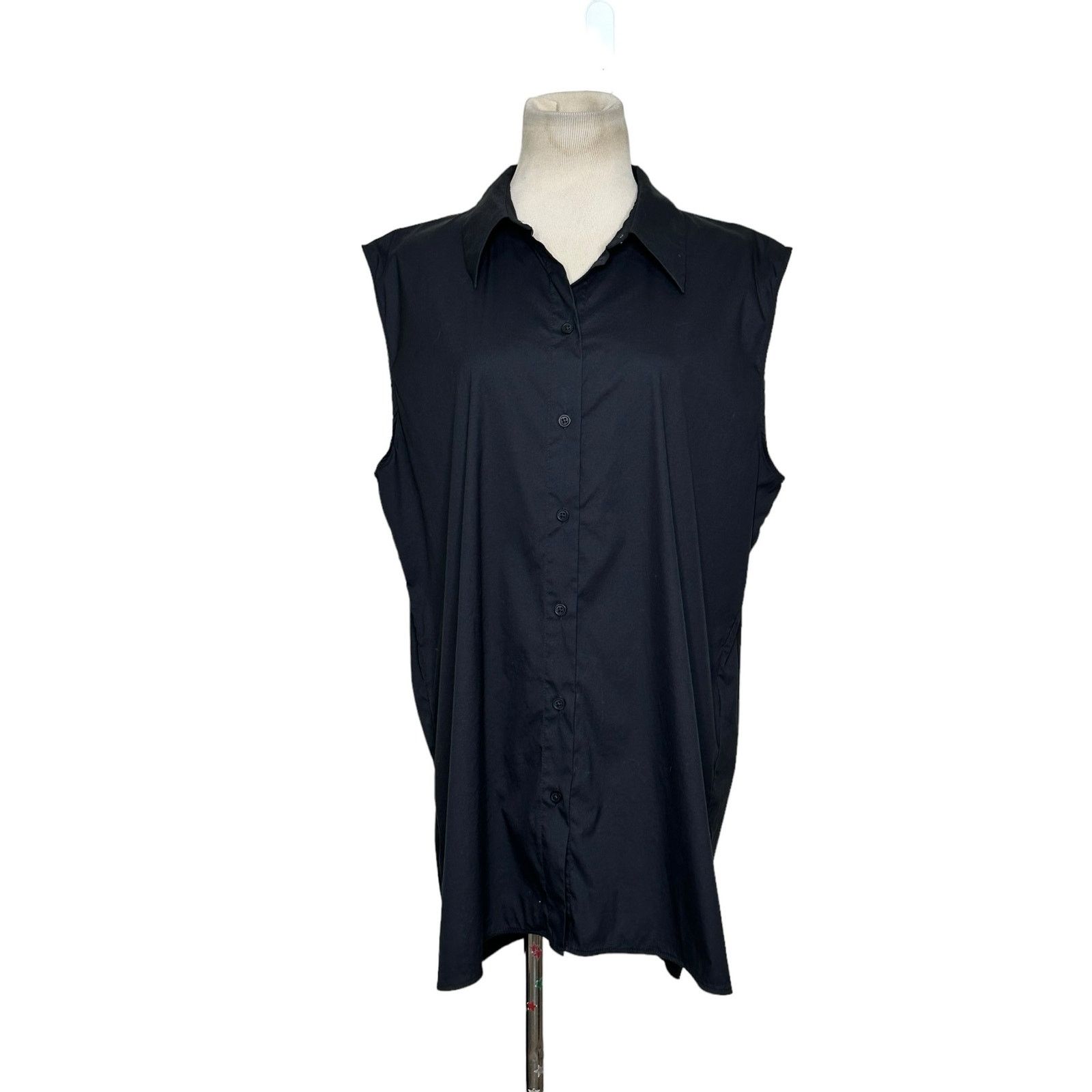 Cos Cos black sleeveless collard buttoned shirt size 14 Size XL / US 12-14 / IT 48-50 - 10 Thumbnail