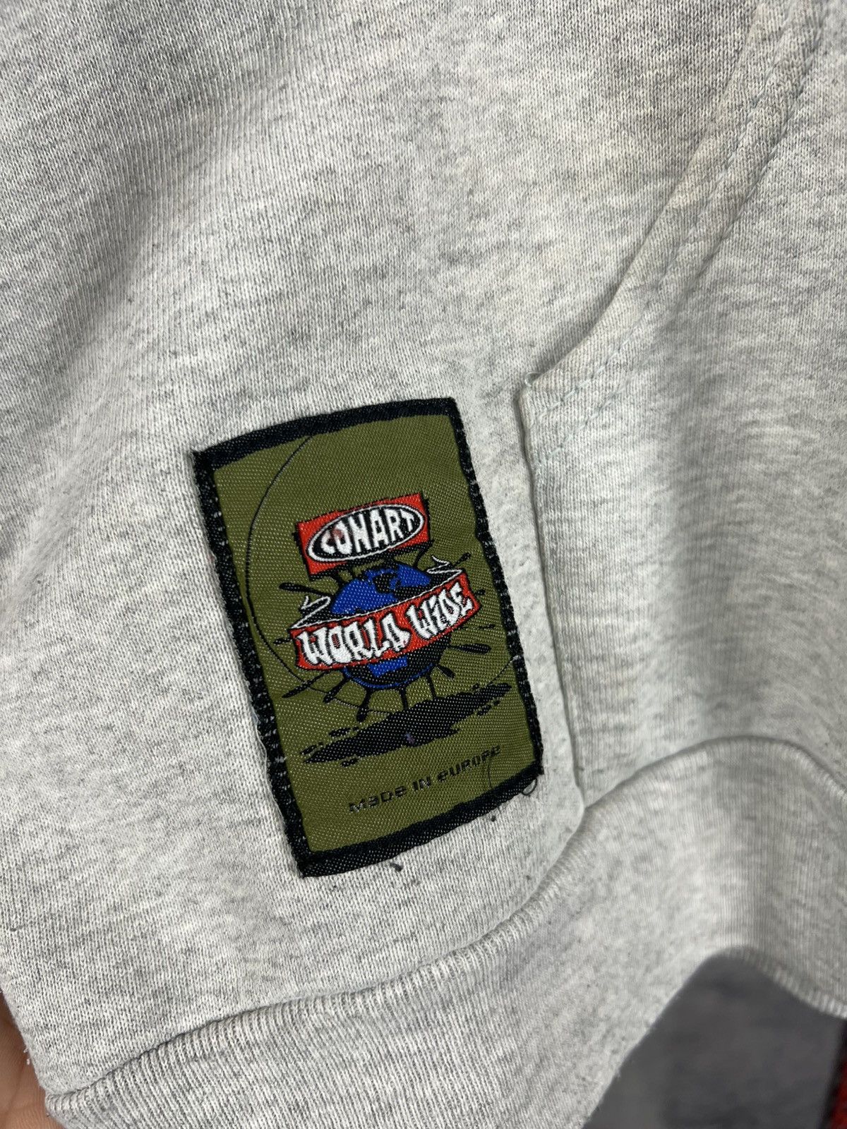 Rap Tees Vintage 90s Conart World Wide Big Logo Hoodie Size Xl Size US XL / EU 56 / 4 - 5 Thumbnail