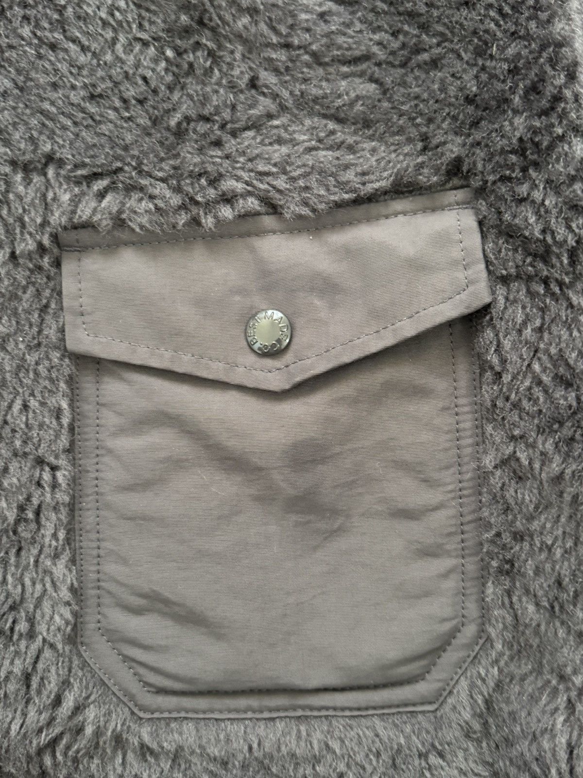 Best Made Co. Best Made Co. Wool Sherpa Fleece Full Zip Jacket XL Mens Size US XL / EU 56 / 4 - 6 Thumbnail