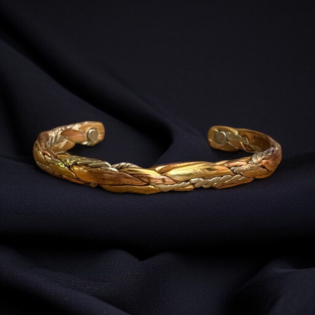 Vintage Vintage Sergio Lub copper and silver cuff bracelet Size ONE SIZE - 1 Thumbnail